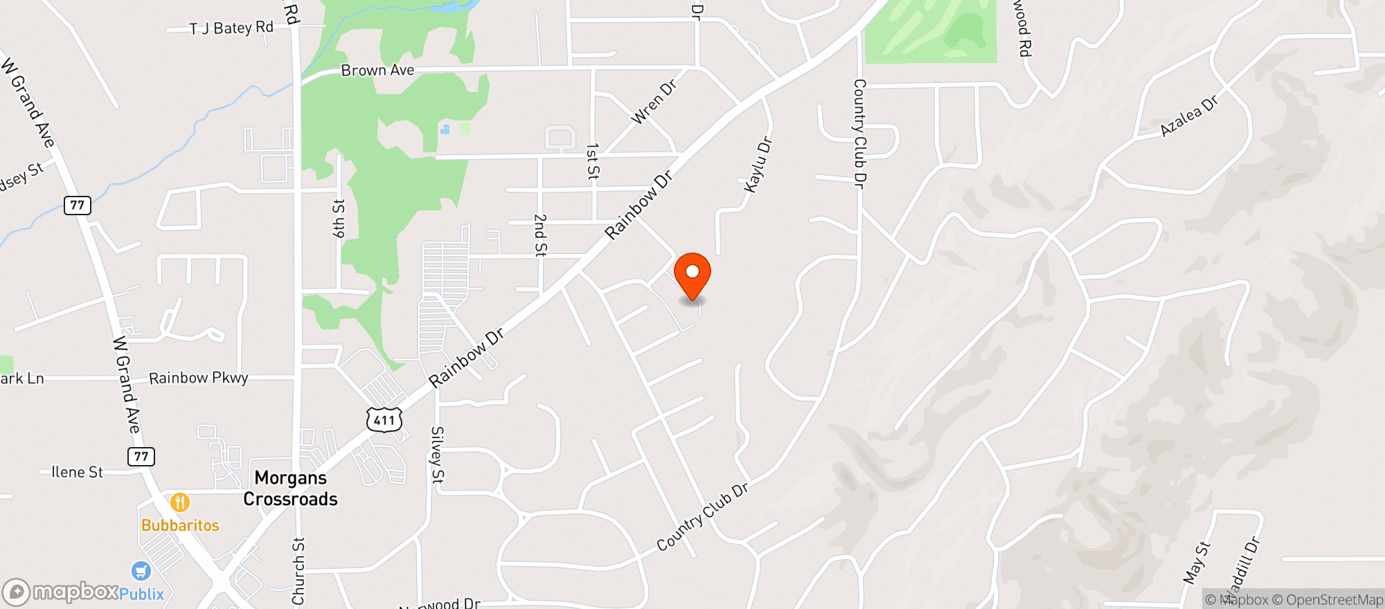 Map showing Touched Essentials LLC