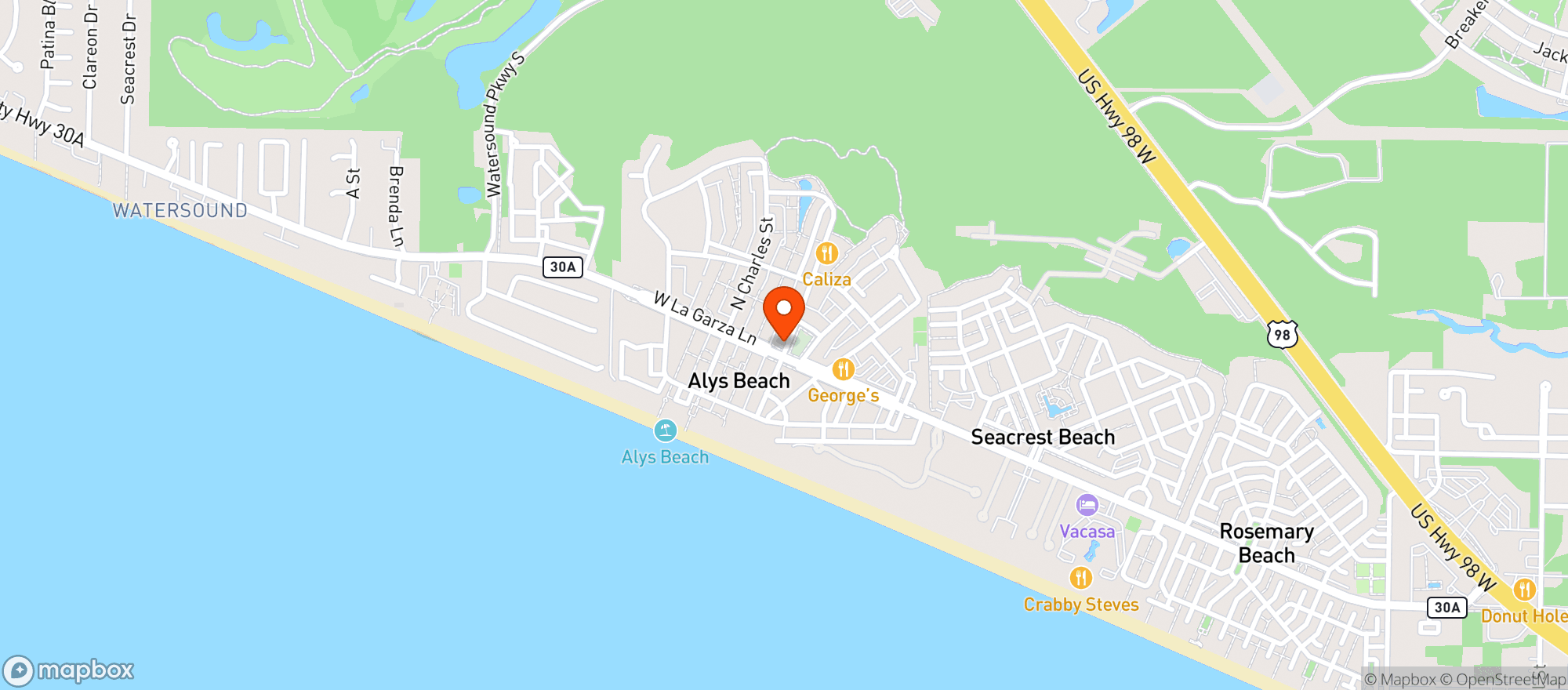 Map showing FONVILLE PRESS MRKT & CAF
