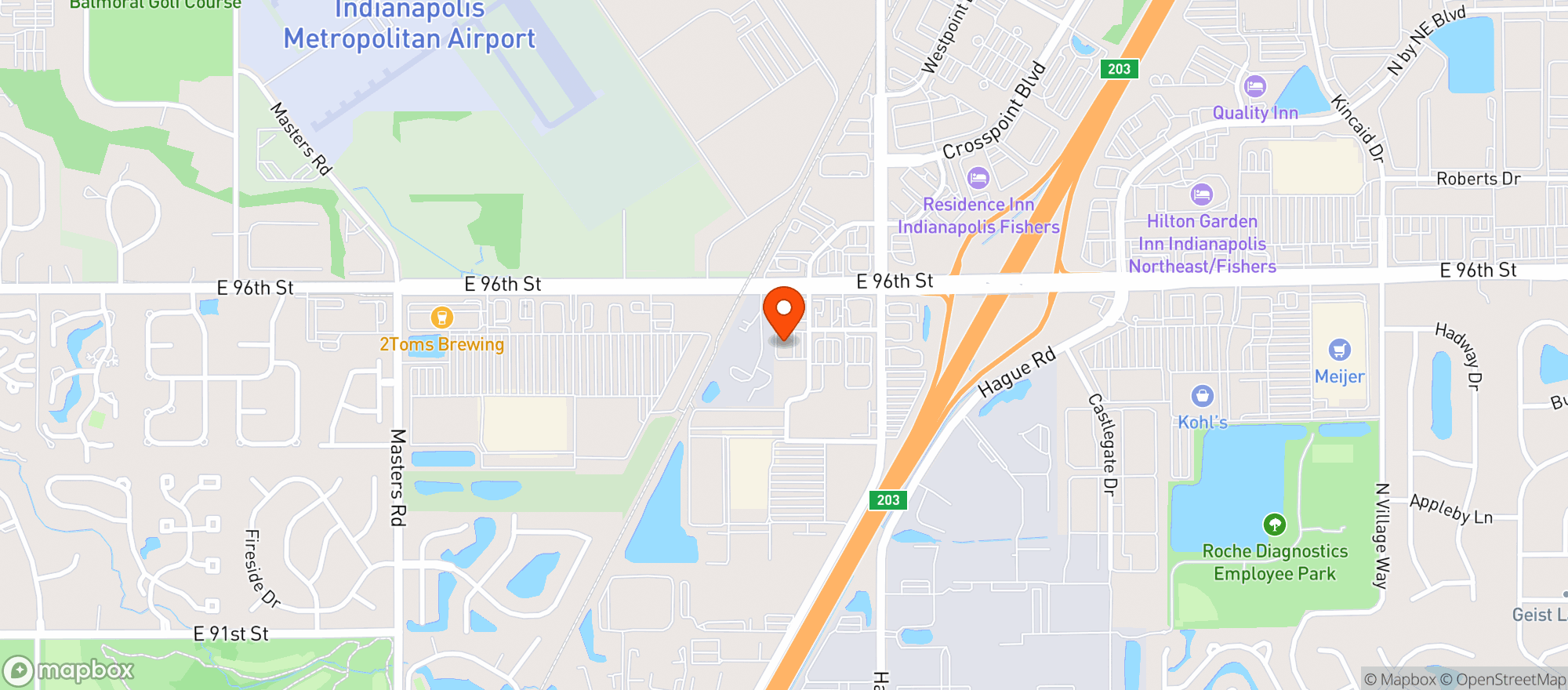 Map showing Payless Liquors #9