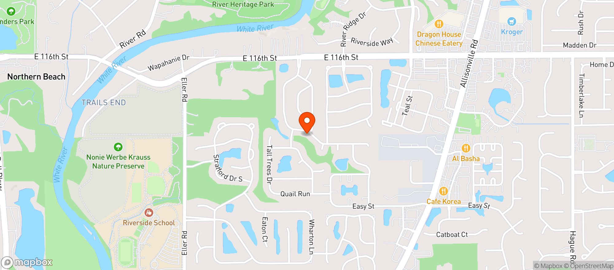 Map showing Orangily