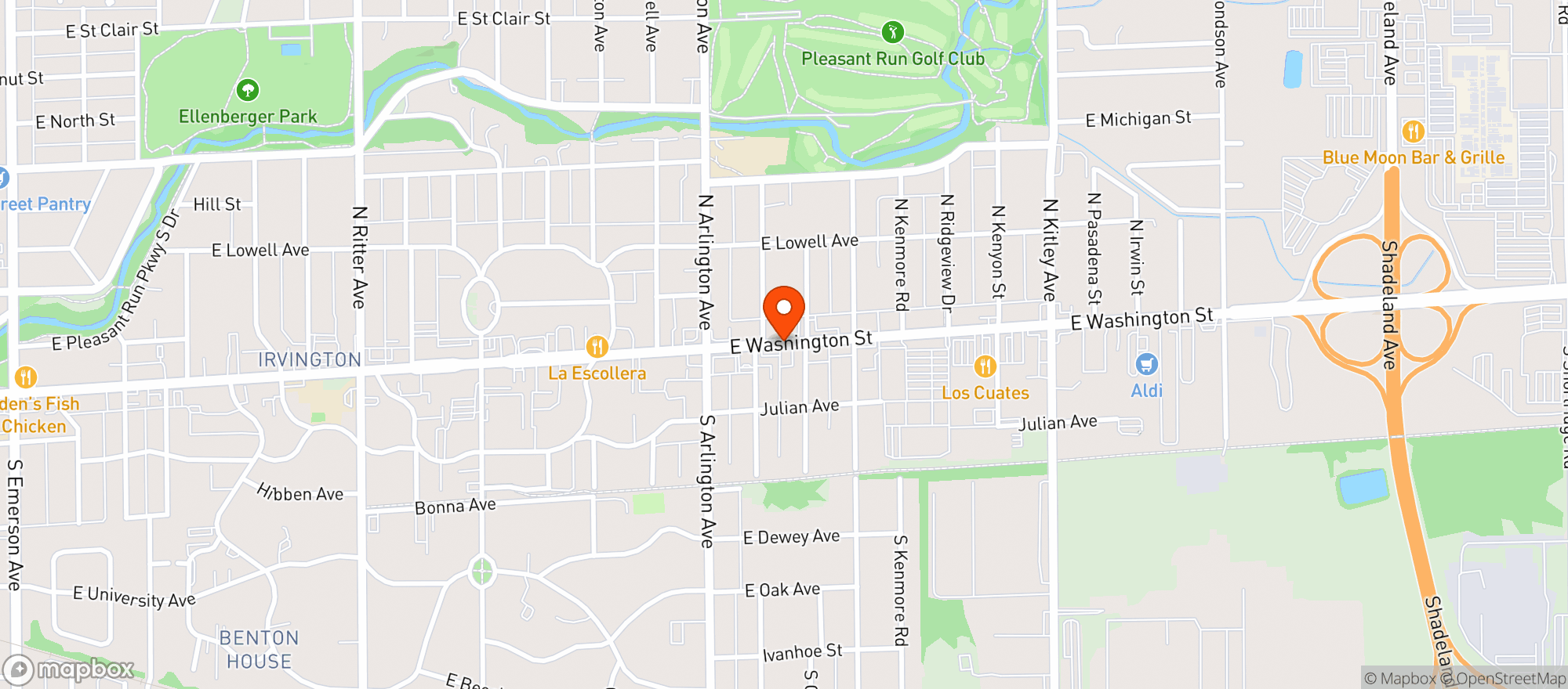 Map showing Kings Liquors