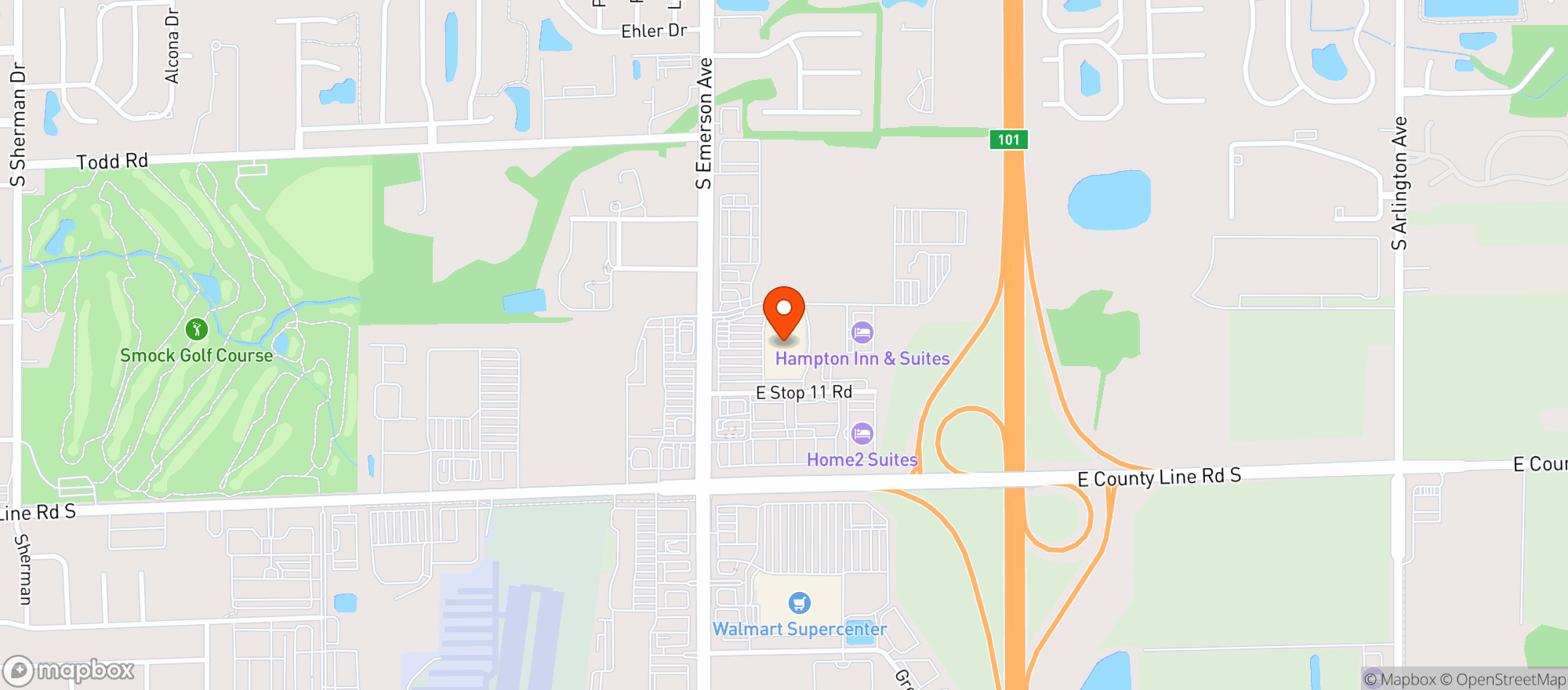 Map showing Central (021) - 00894 - Claybrooke Commons