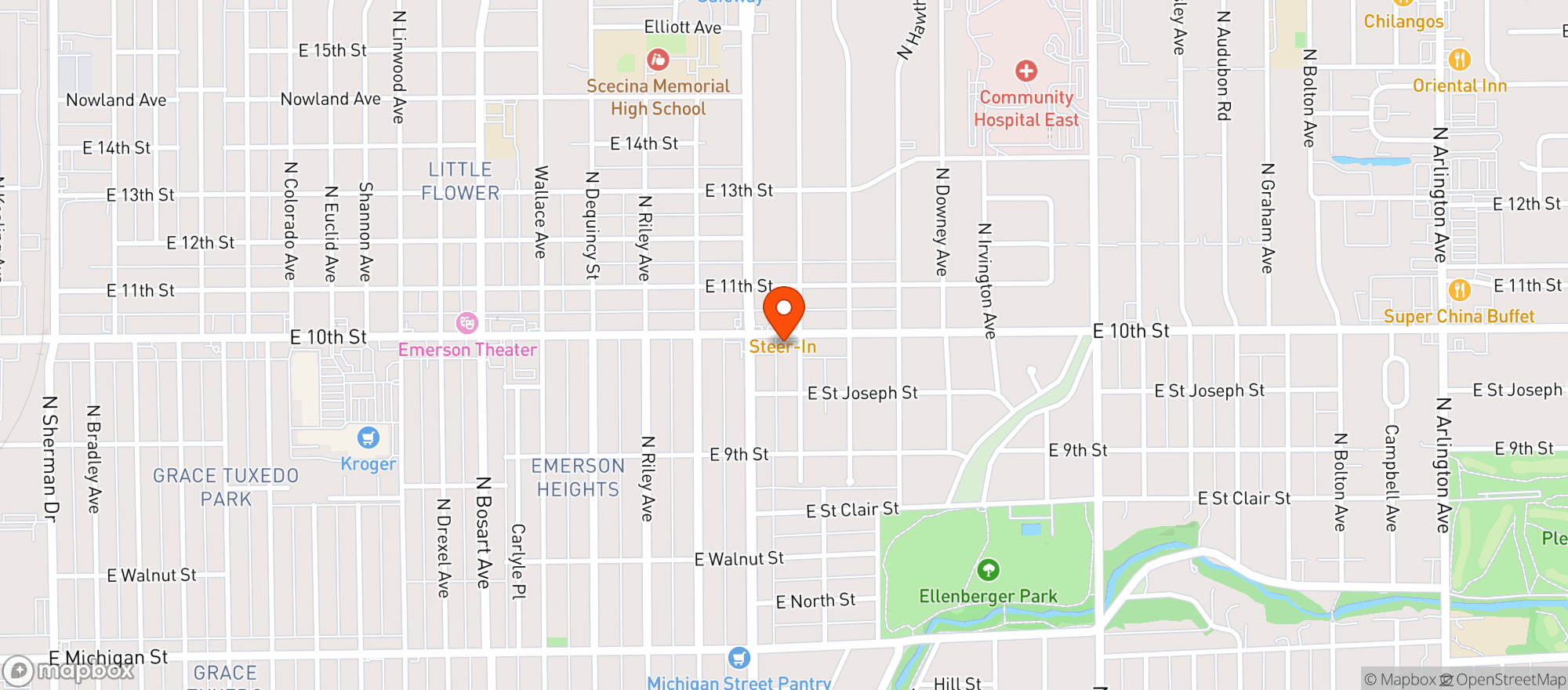 Map showing Stoneys Liquor Store>main