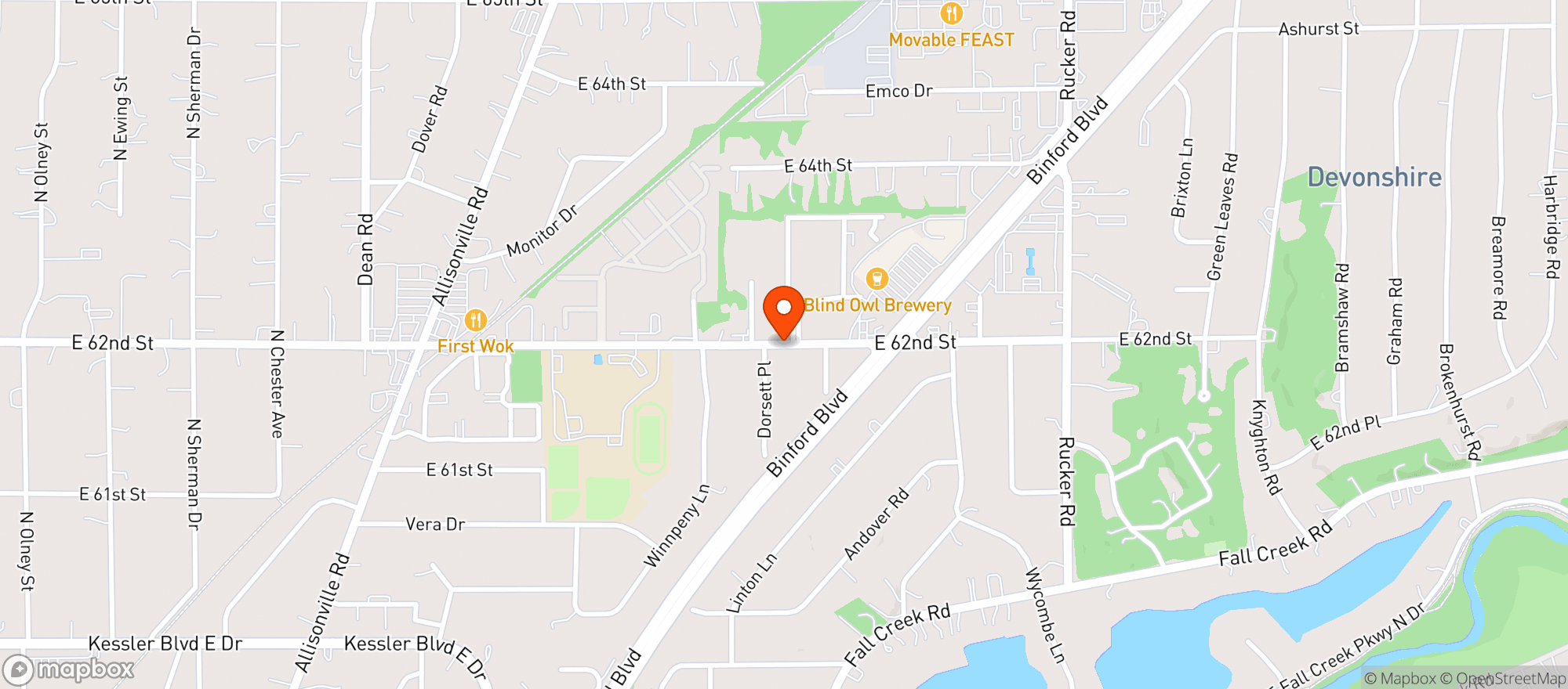 Map showing Royal Liquor