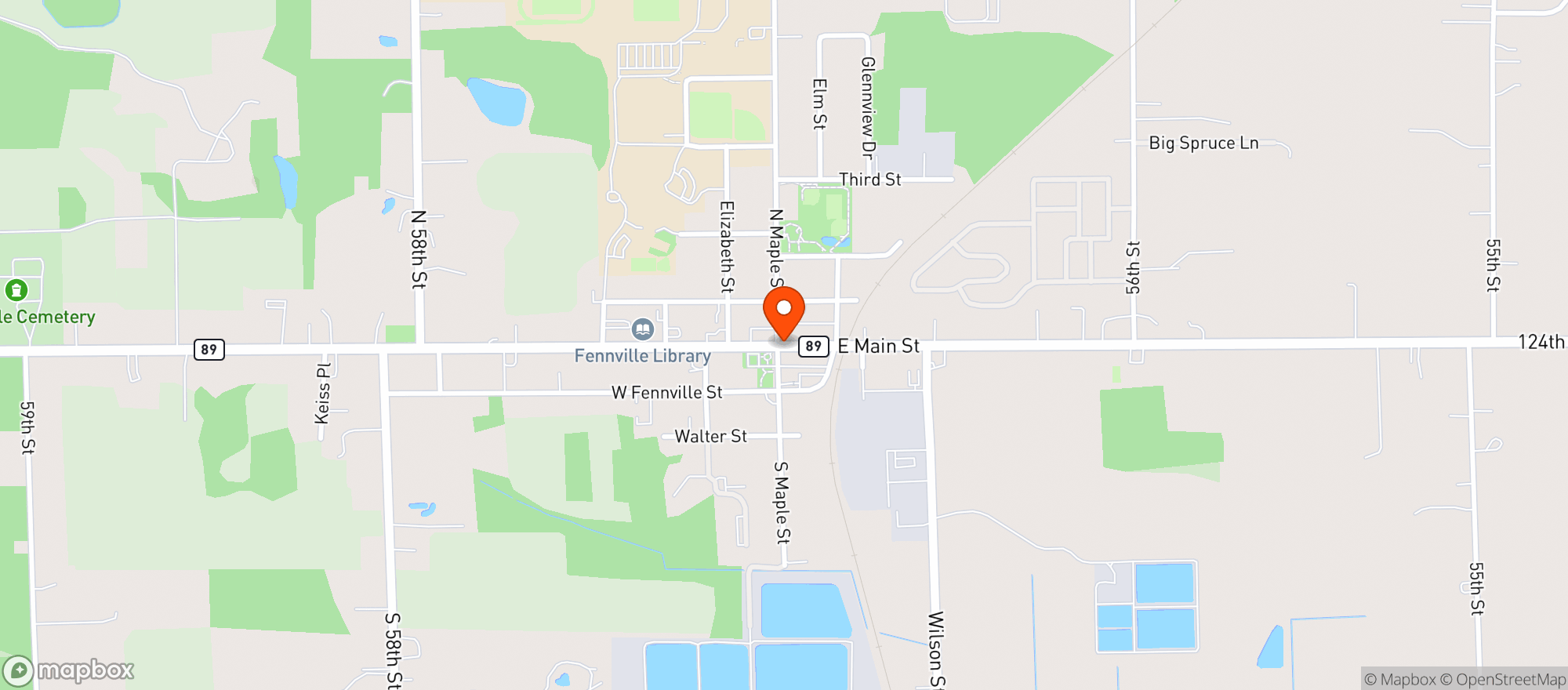 Map showing El Jaripeo Mexican Restaurant