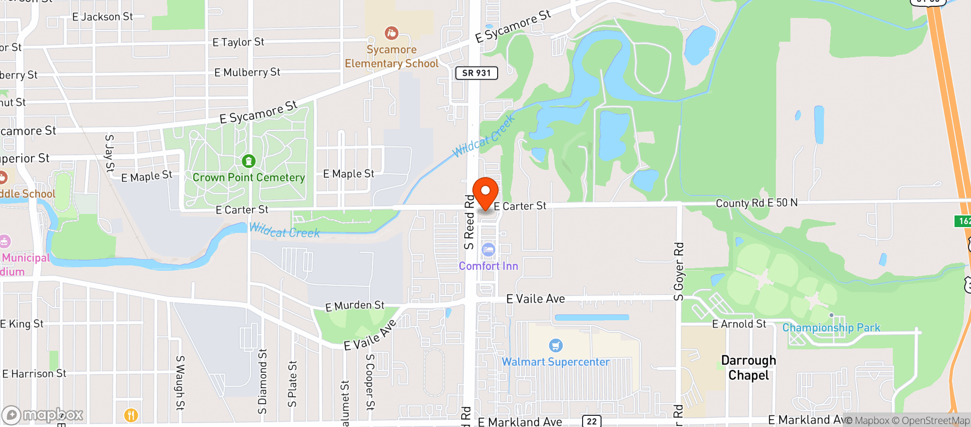 Map showing Soupley S Pck Centralbill>Clsd