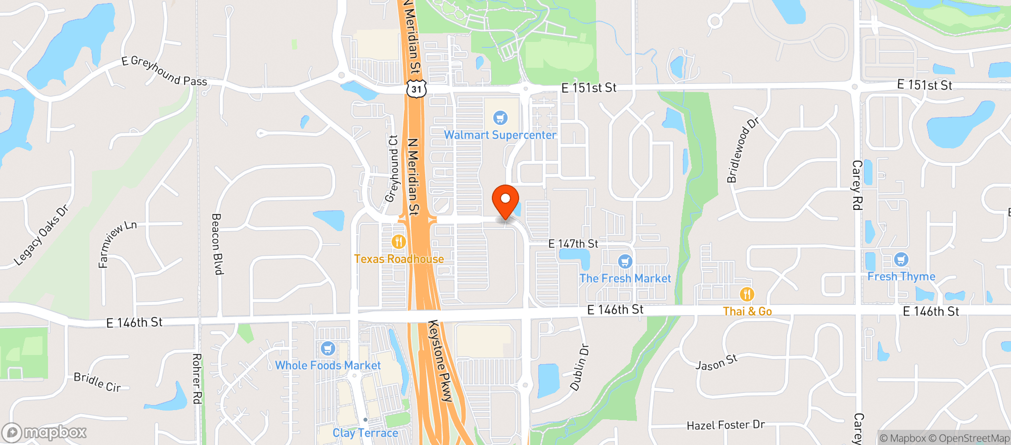 Map showing Gnc