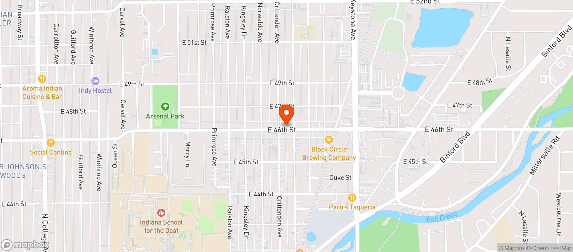 Map showing WildEye Wellness