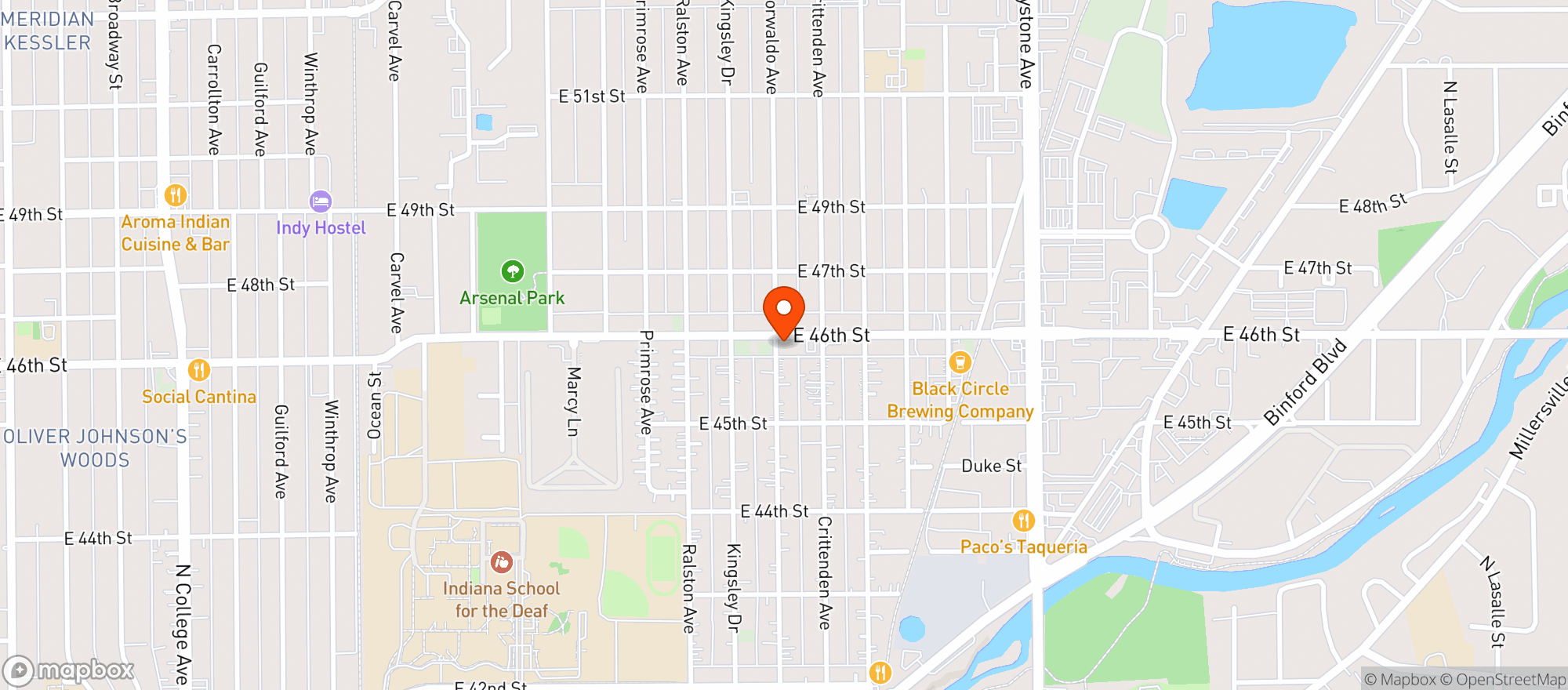Map showing Loom
