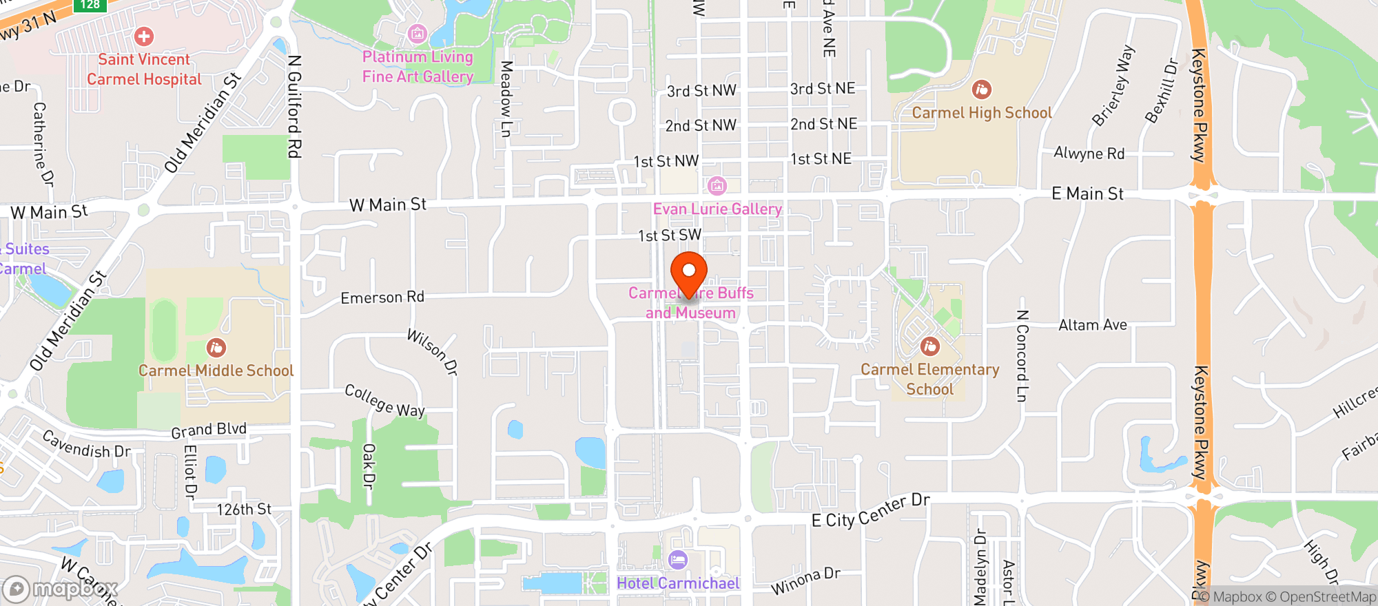 Map showing Fork & Ale House