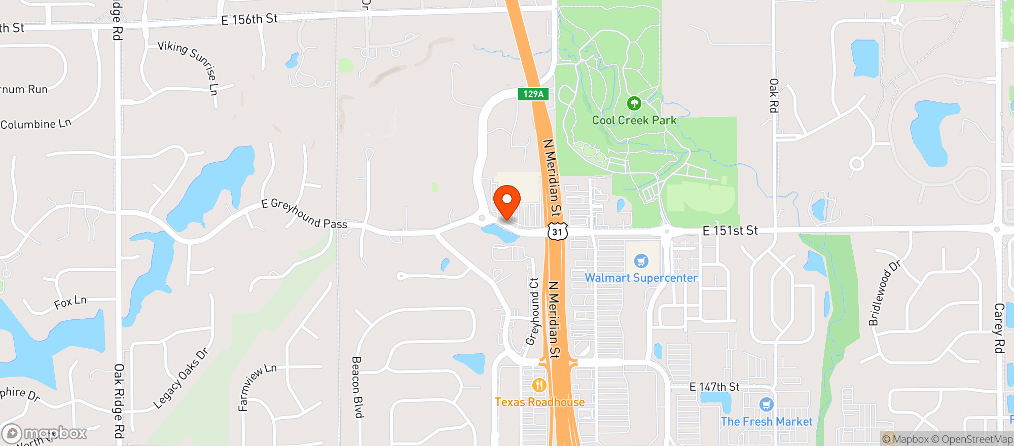 Map showing Target