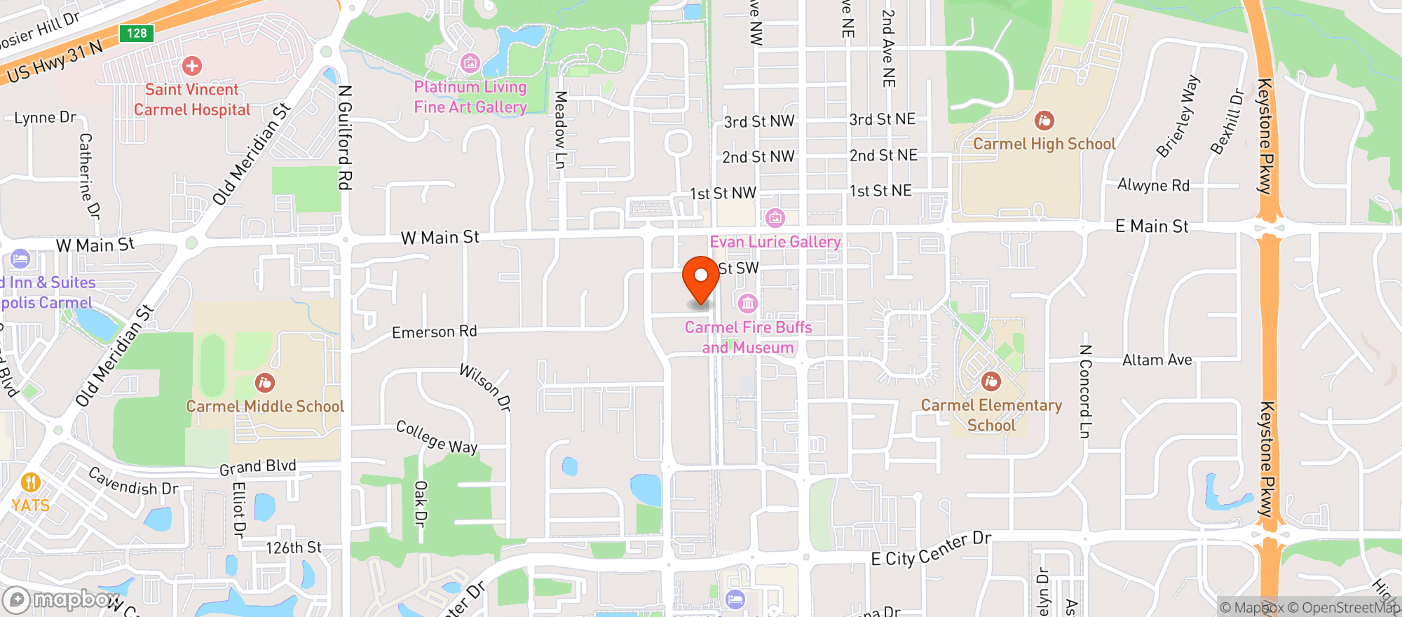 Map showing The Goat