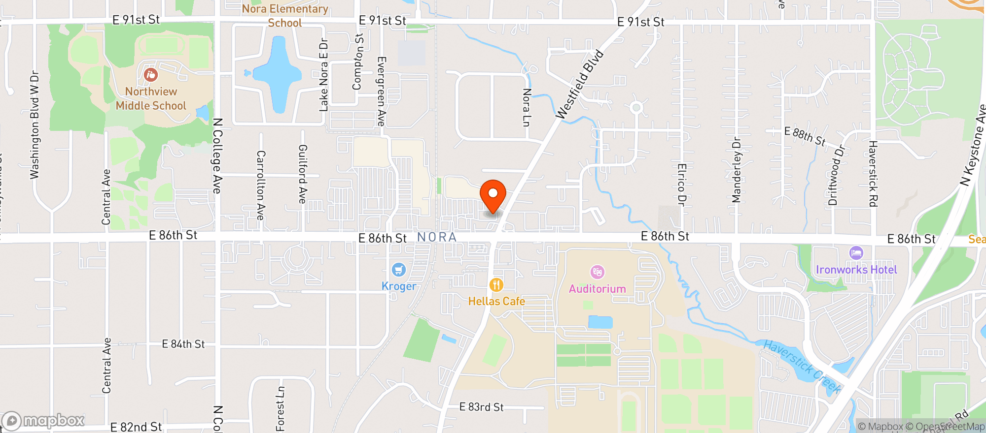 Map showing Taylors Pub Ii