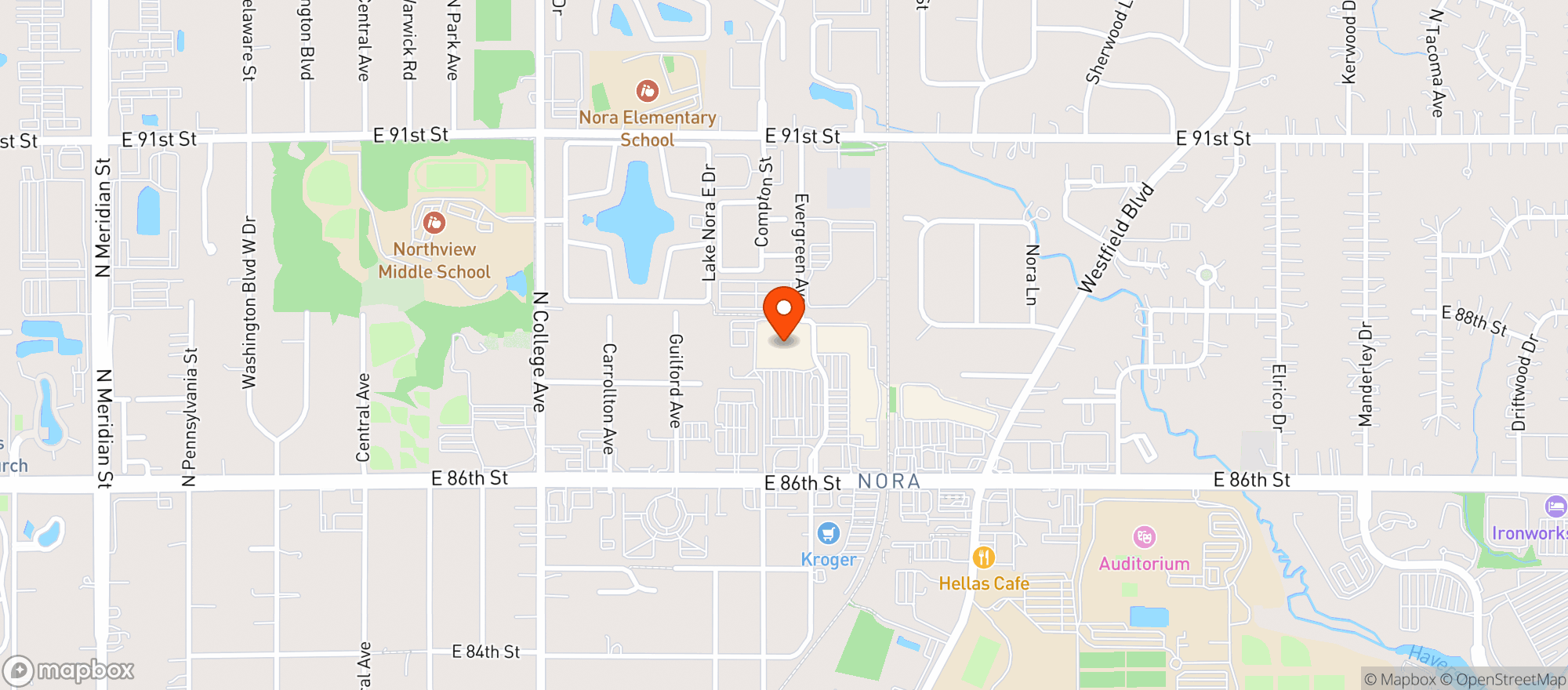 Map showing Target Store #1848