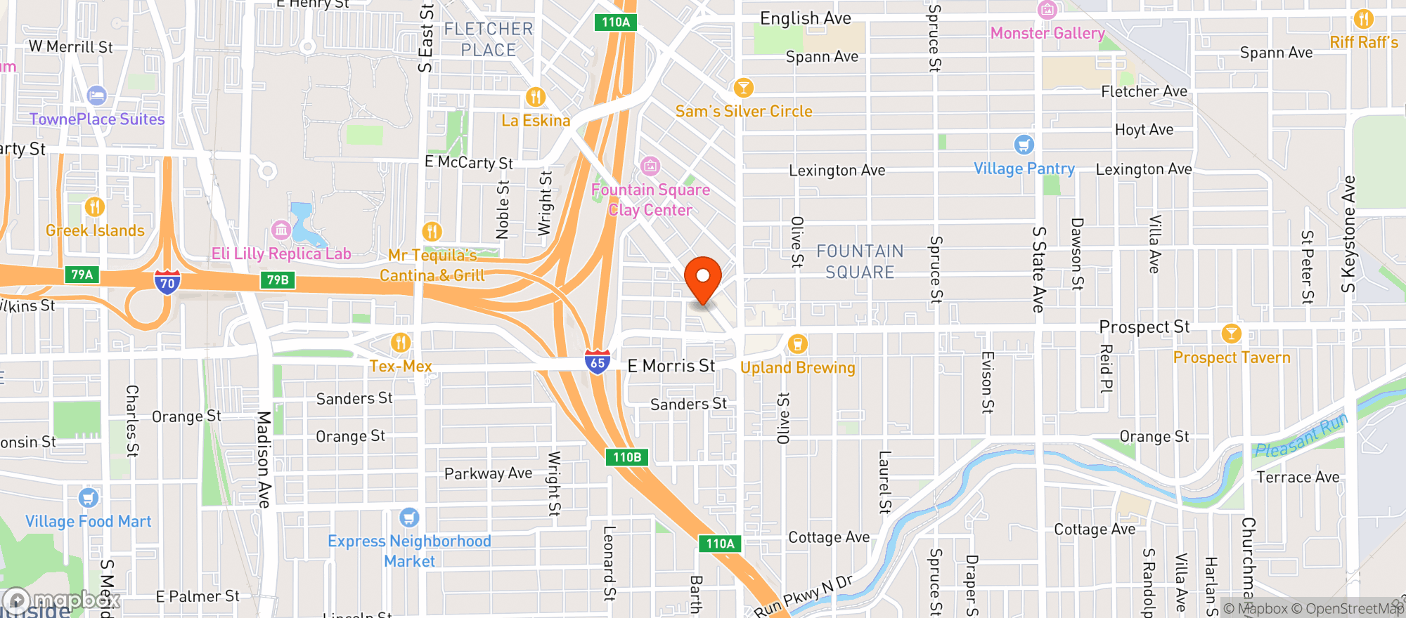 Map showing Hi Fi