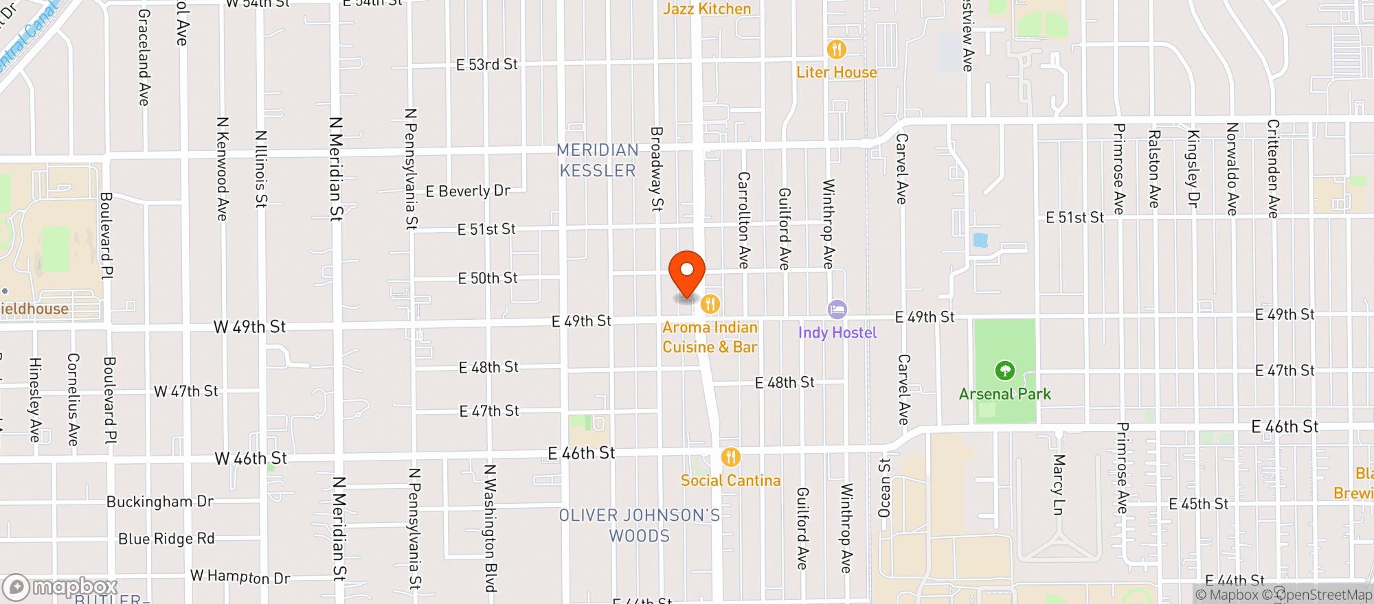 Map showing Bottle Shop