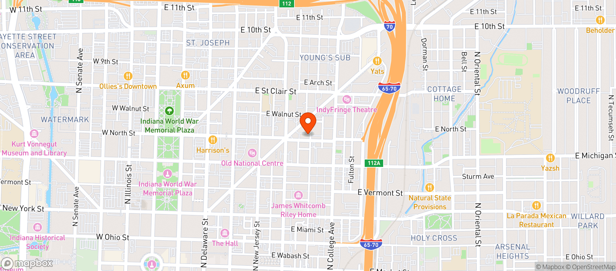 Map showing The Bemberg Llc