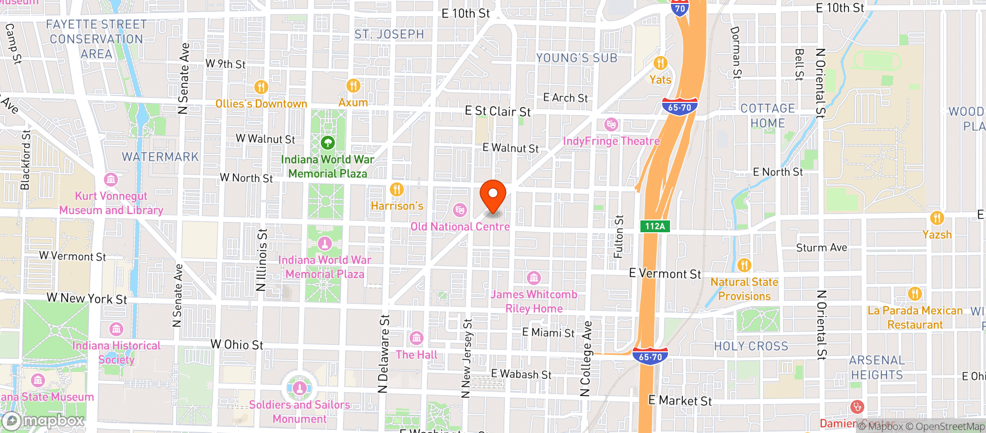 Map showing Salt On Mass