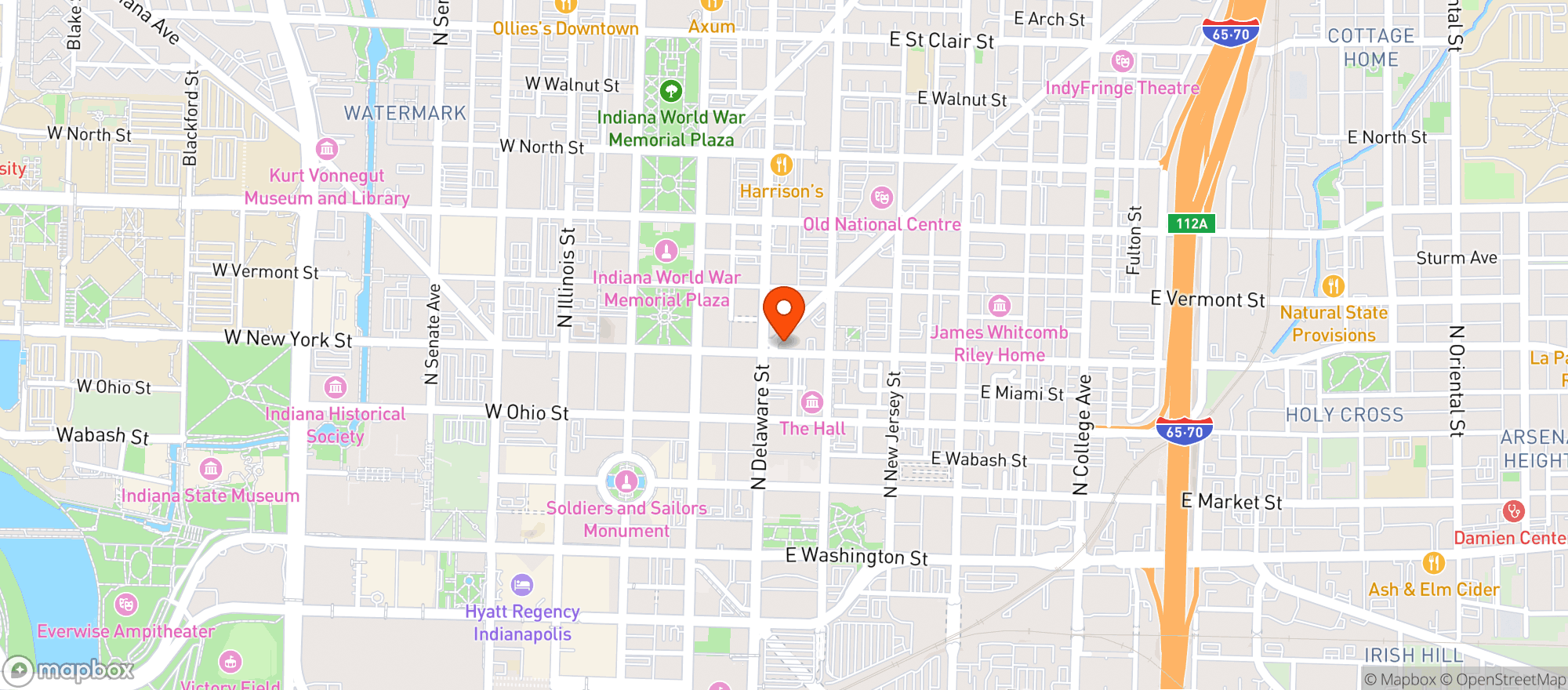 Map showing The Exchange