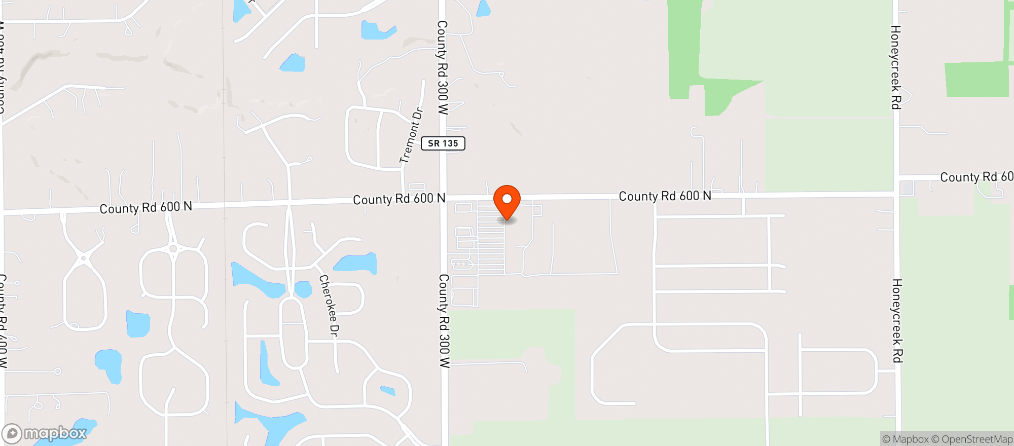 Map showing Central (021) - 00735 - Smokey Row Kroger