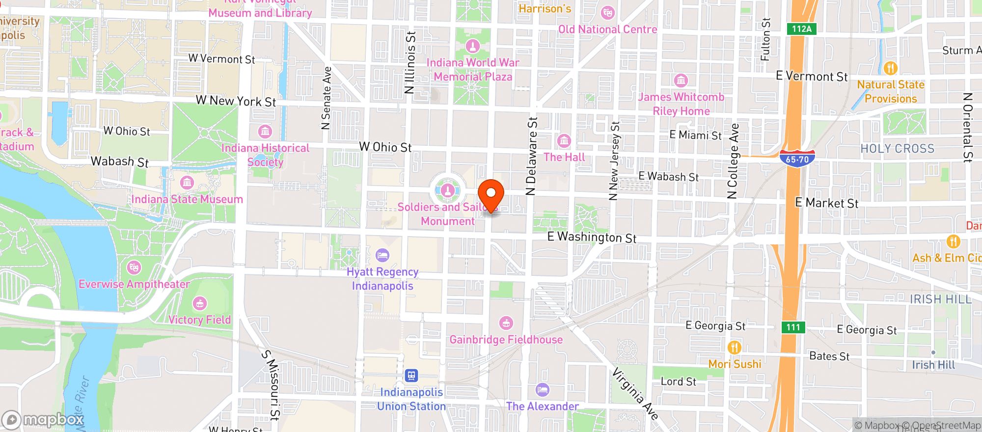 Map showing Big Red Liquors #228