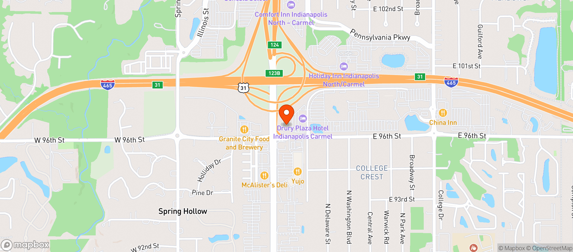 Map showing Firebirds Wood Fired Gr #41