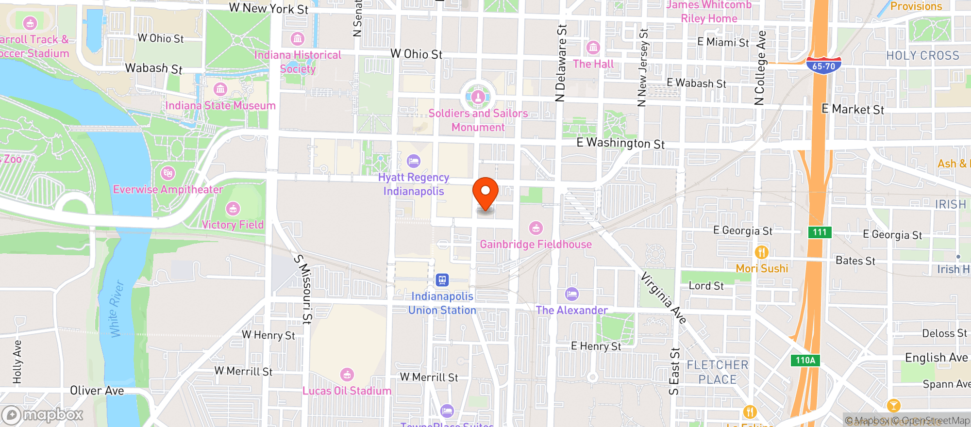 Map showing Howl At The Moon
