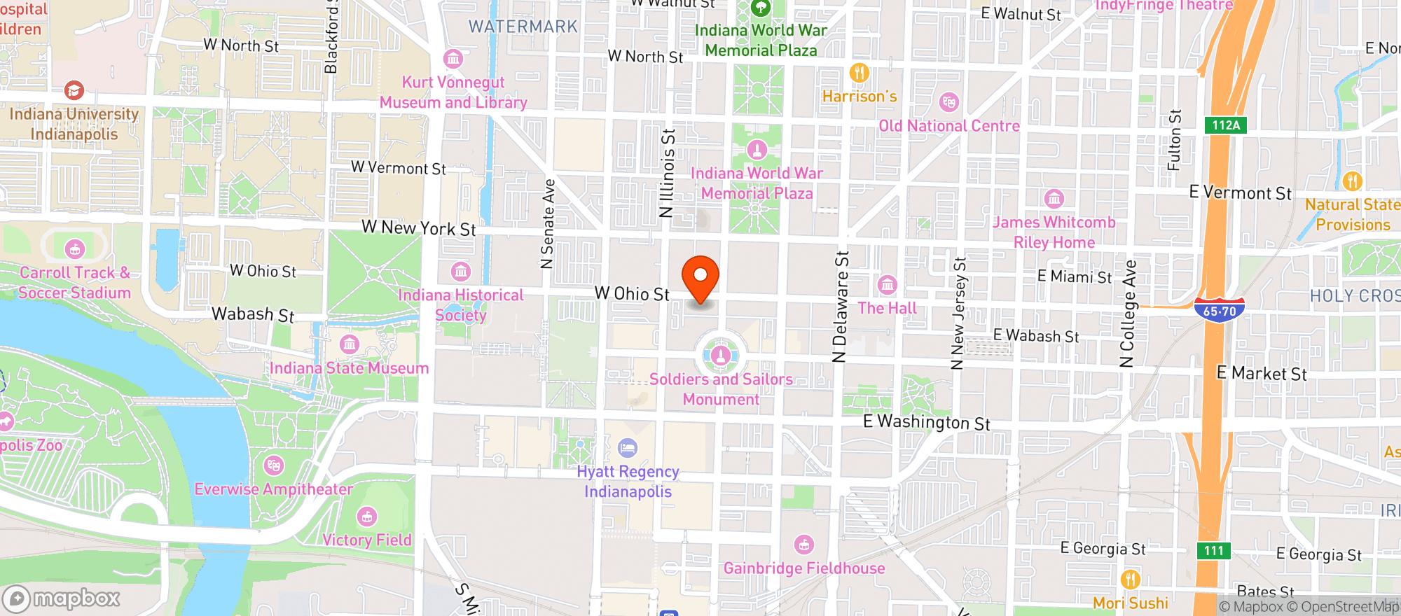 Map showing Sheraton Hotels & Resorts