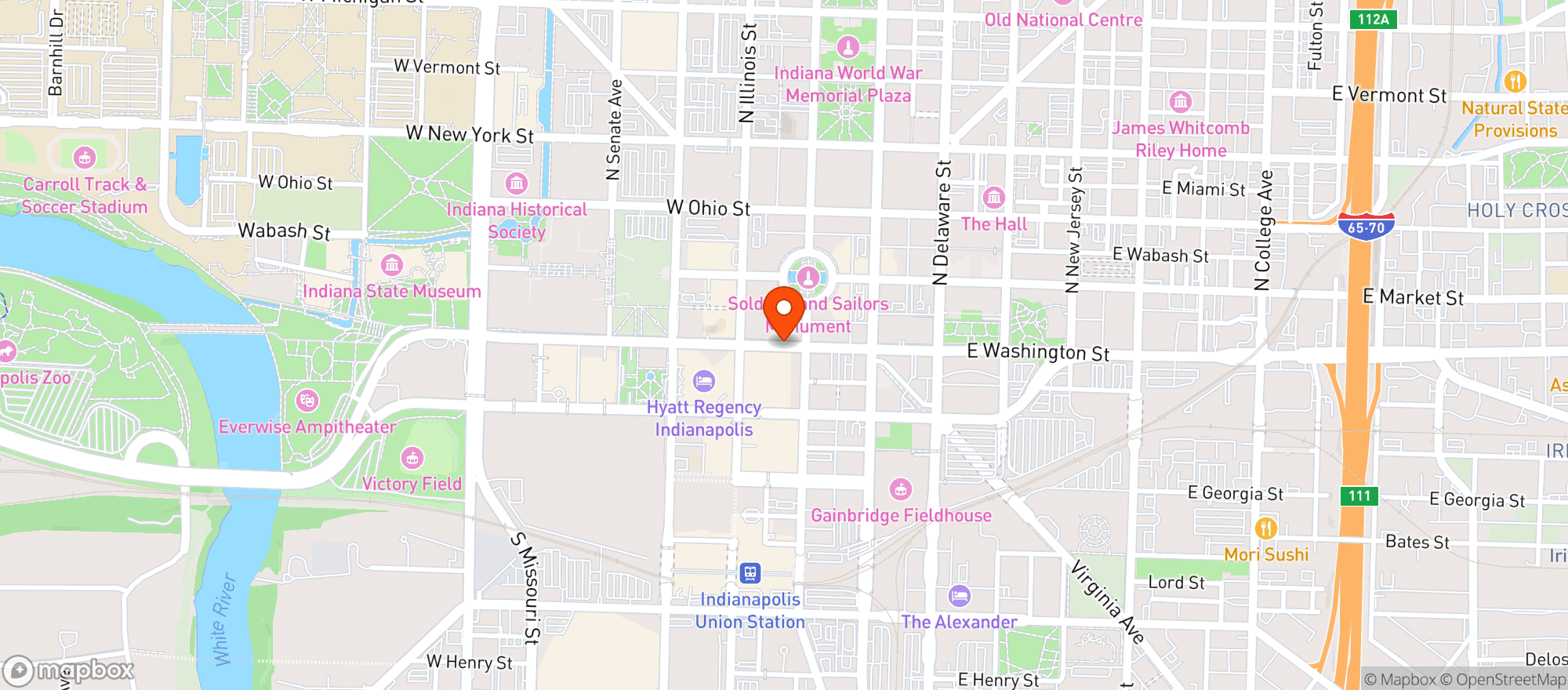 Map showing Encanto Alebrije