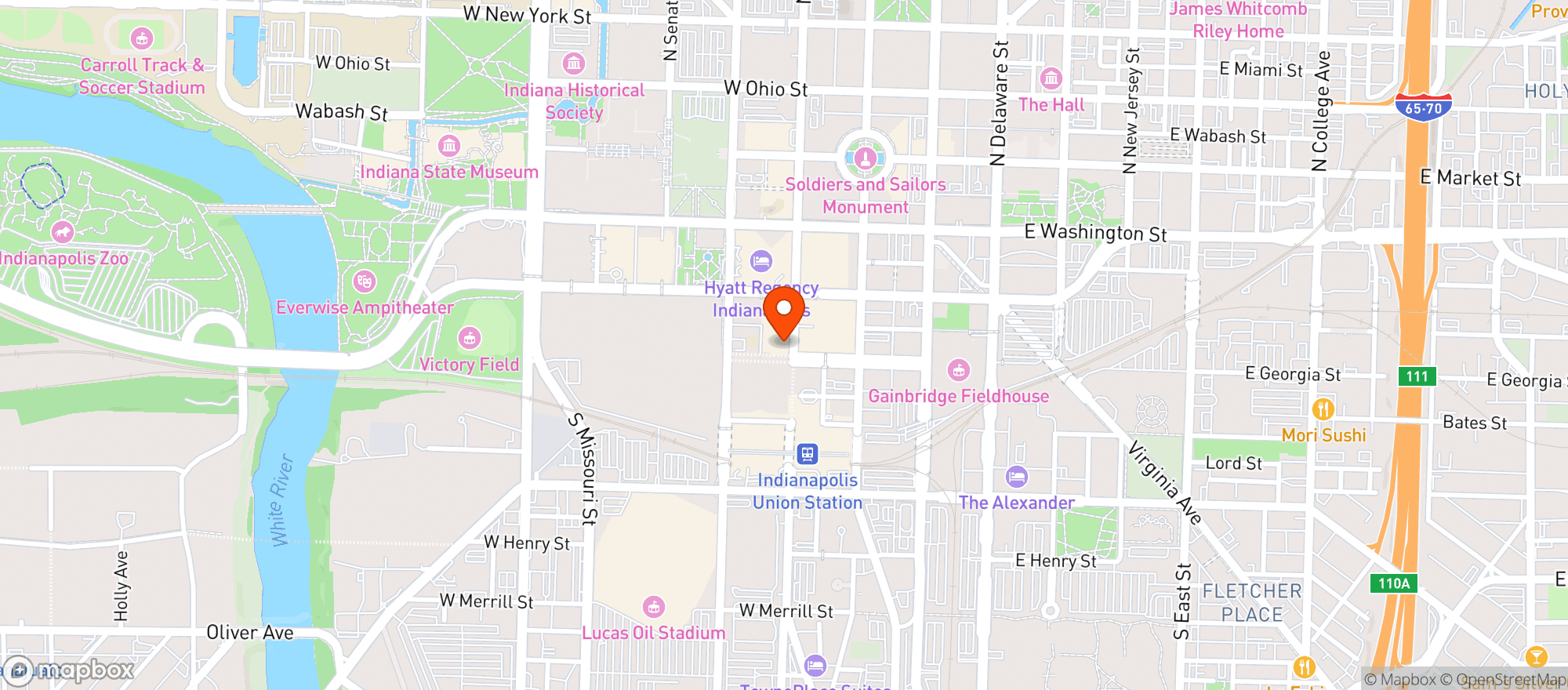 Map showing Social Cantina