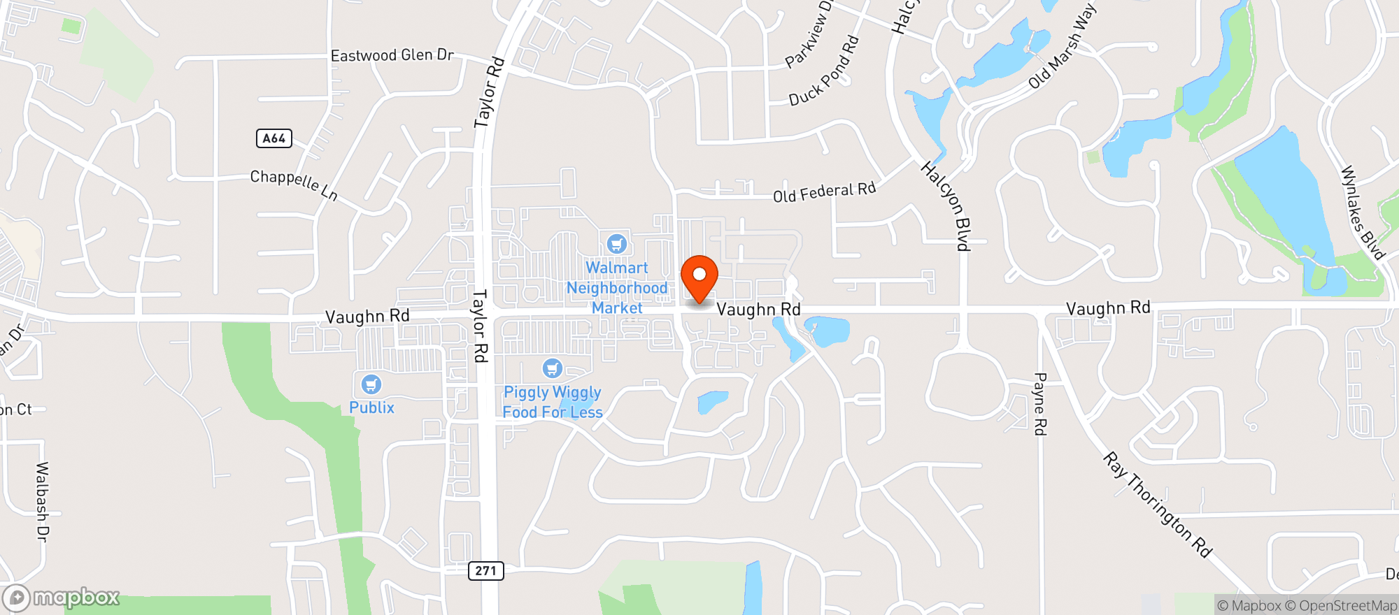 Map showing Lajolla Restaurant