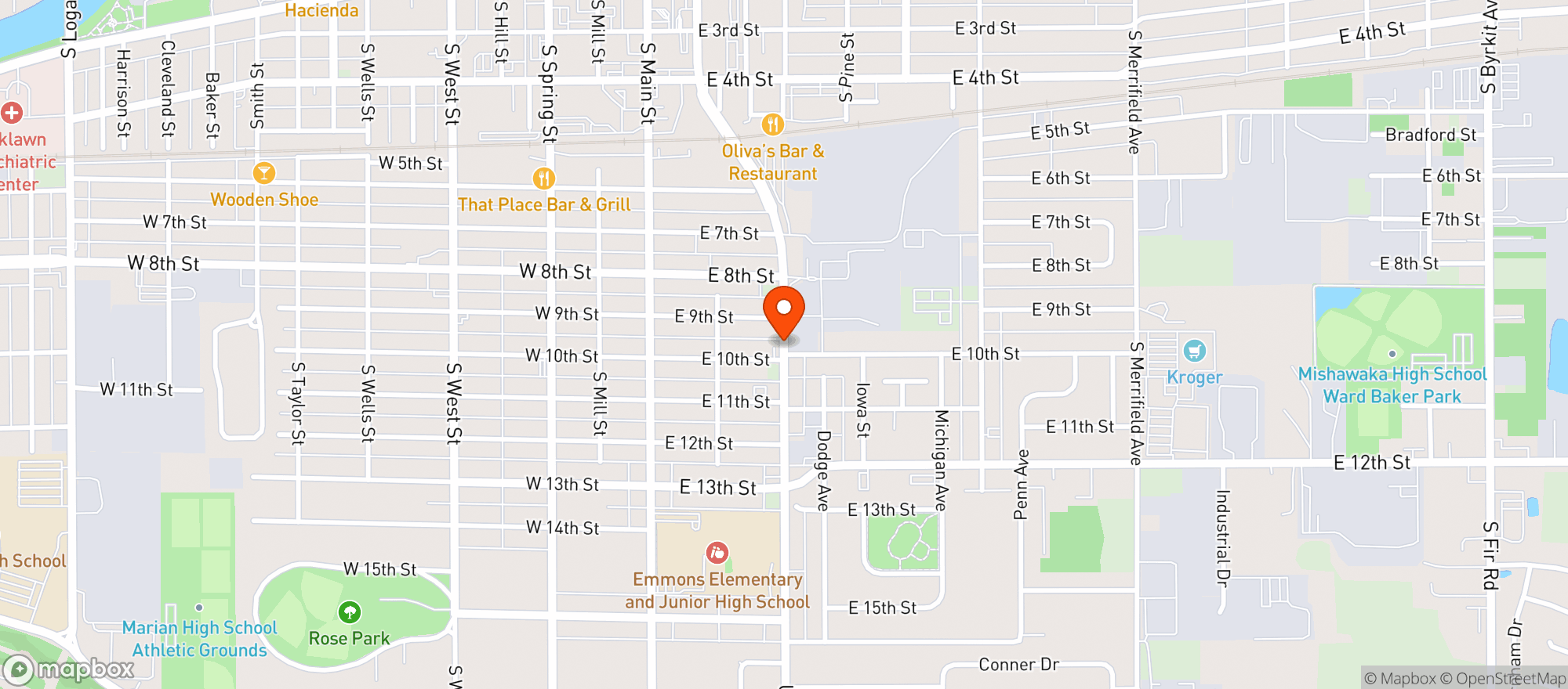 Map showing Blarney Stone Wine & Spirits