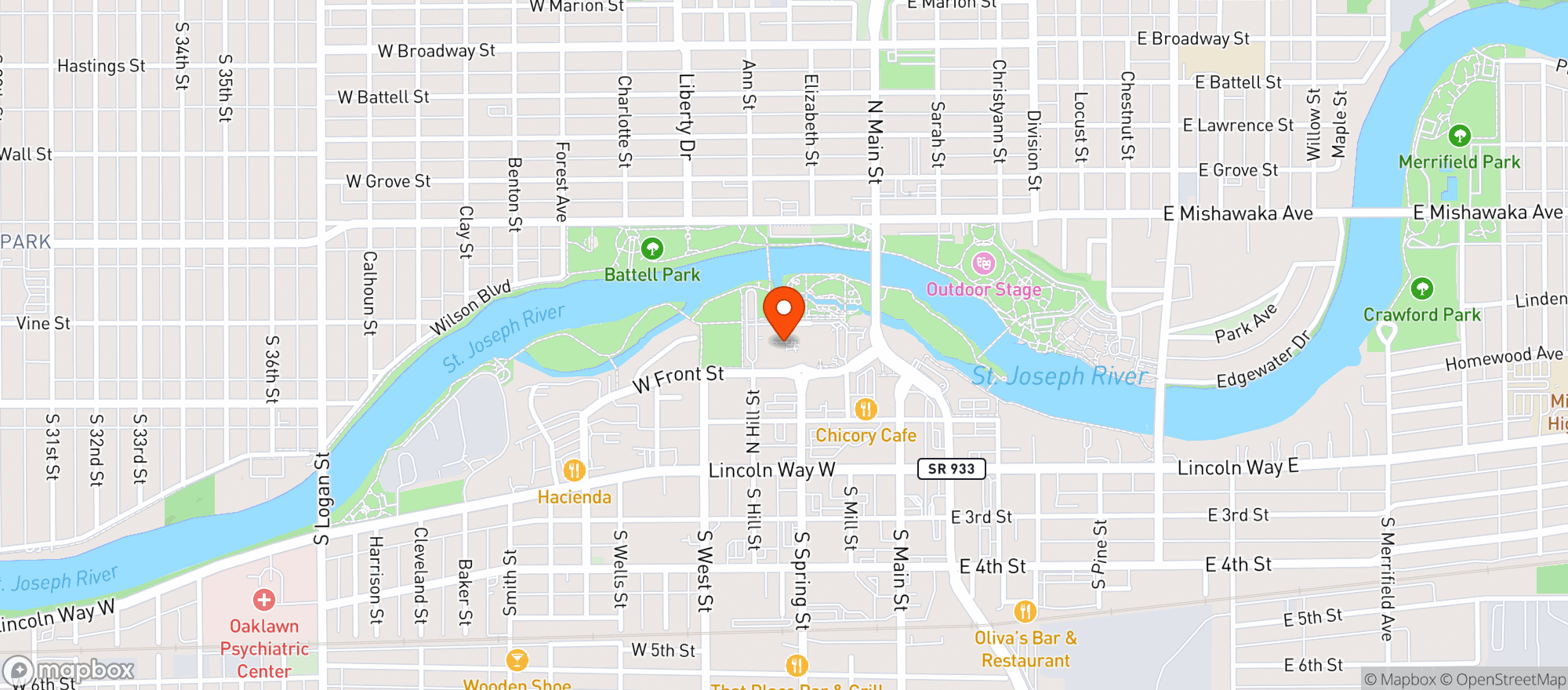Map showing Social Cantina #0