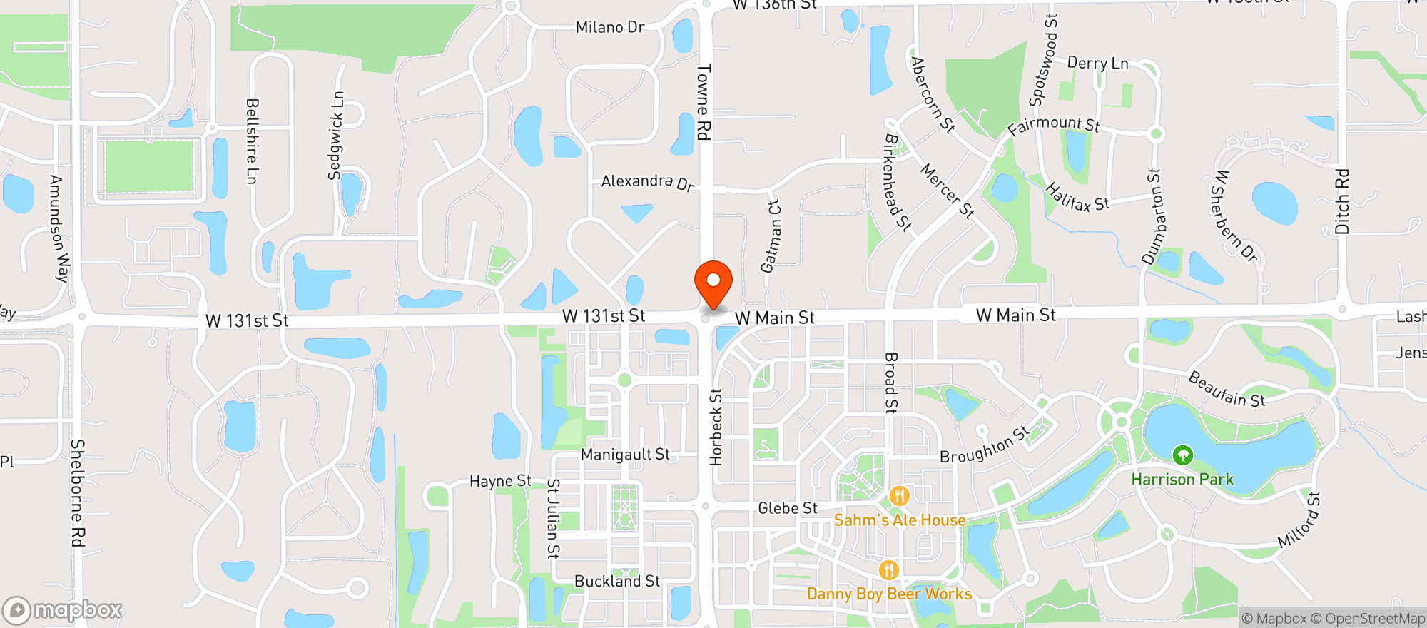 Map showing 3rd St Taphouse