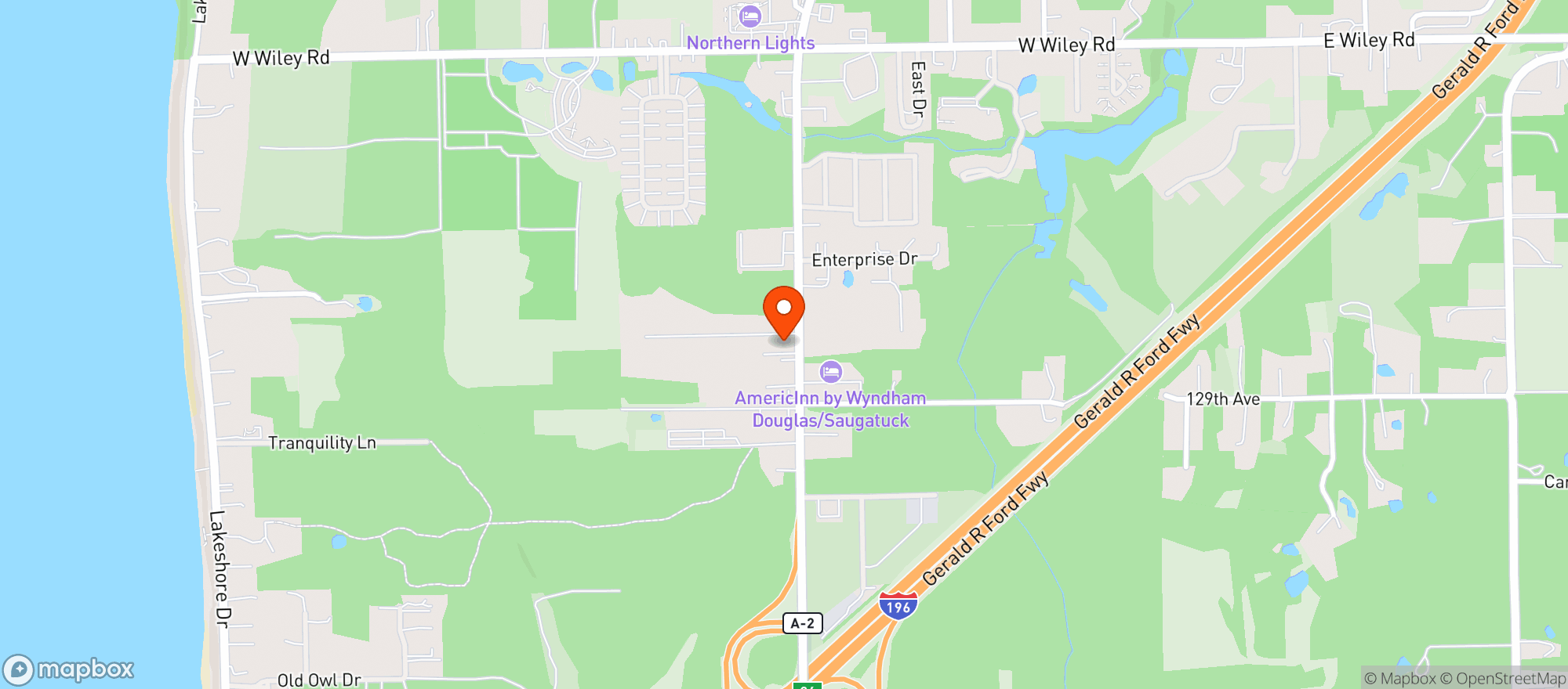 Map showing 420 SATORI