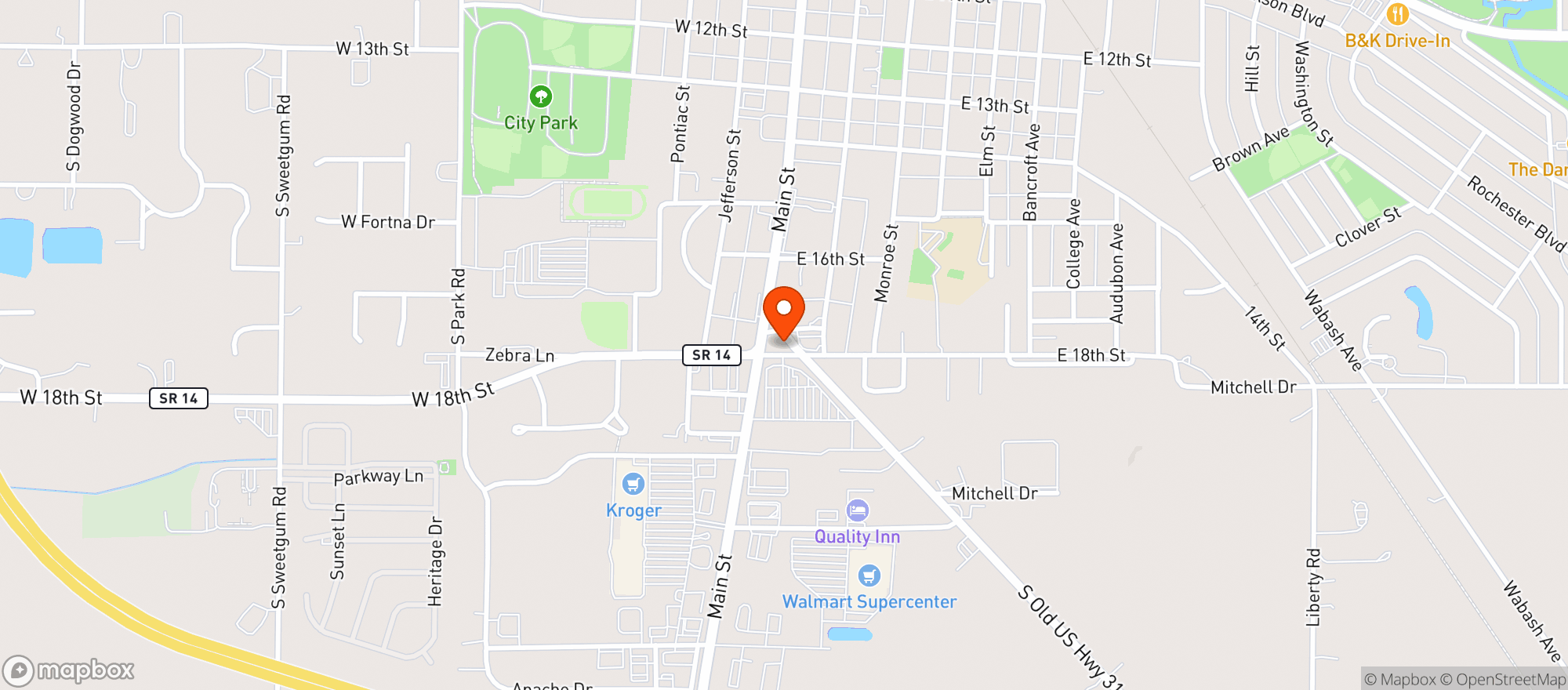 Map showing Mega Liquor & Smoke#9
