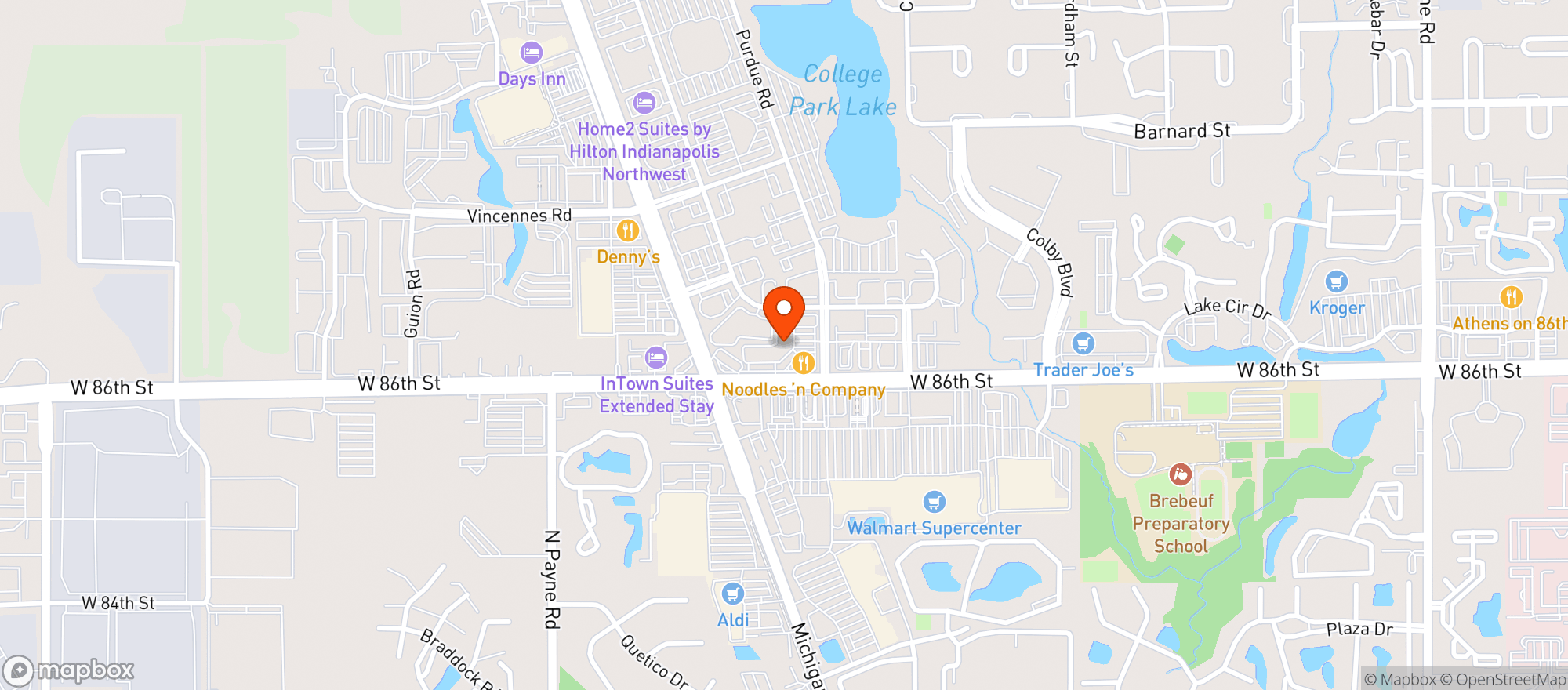 Map showing Uptown Smokes
