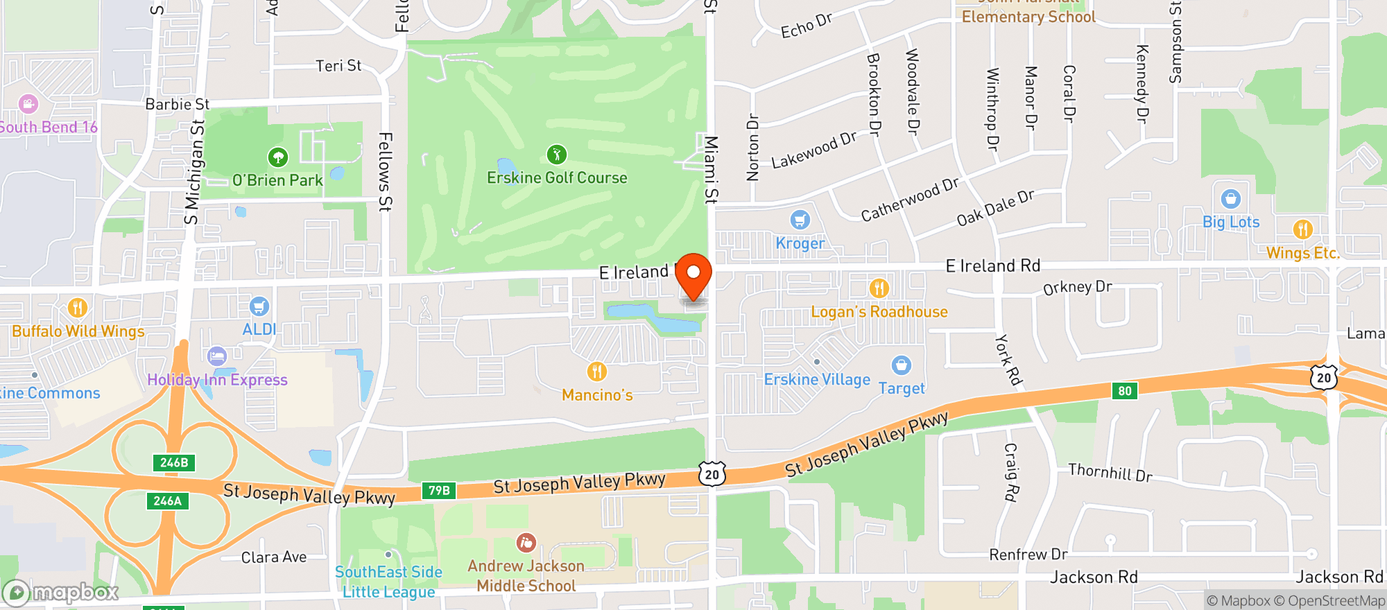 Map showing Blarney Stone Wine & Spirits
