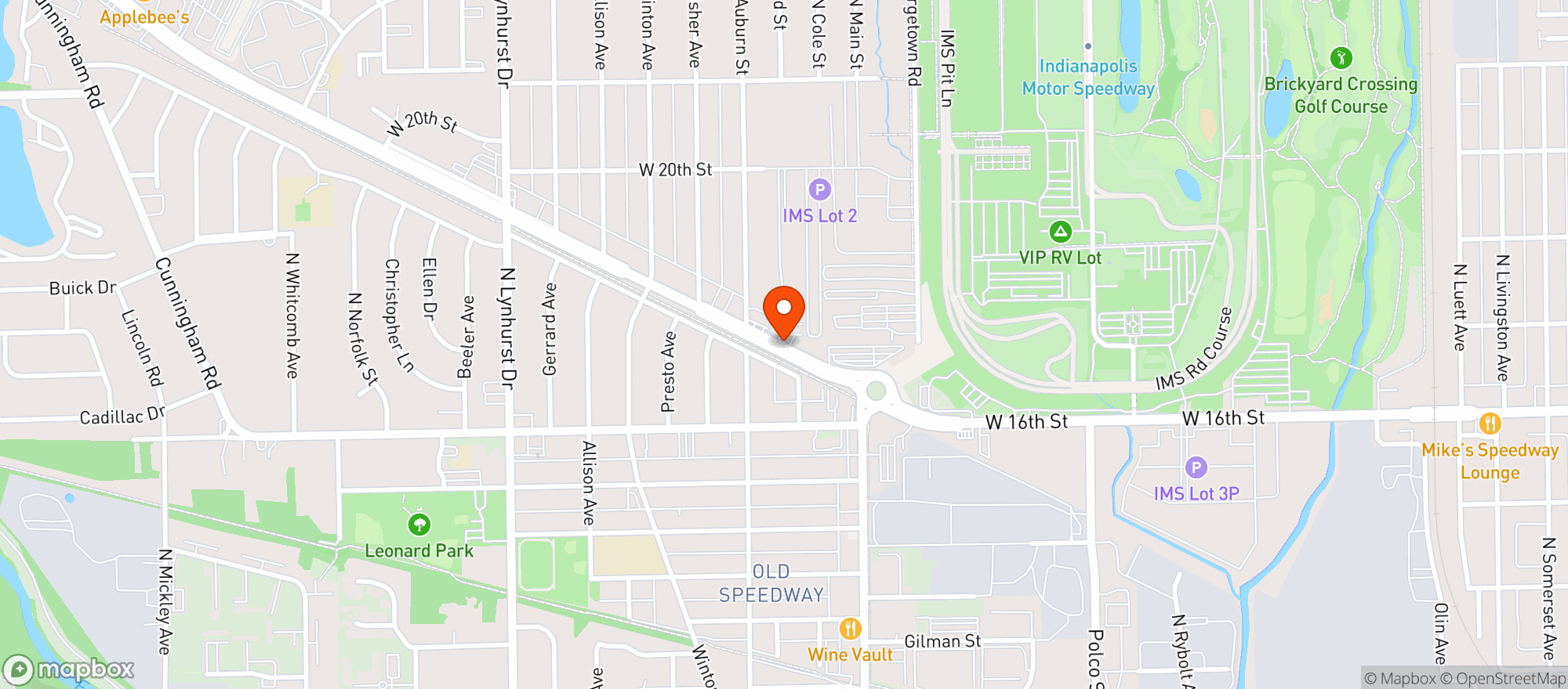 Map showing Pit Stop Liquors