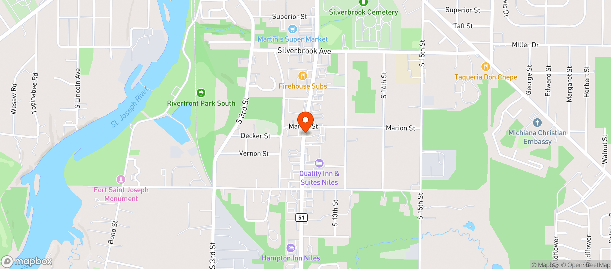 Map showing Levels Cannabis - Niles