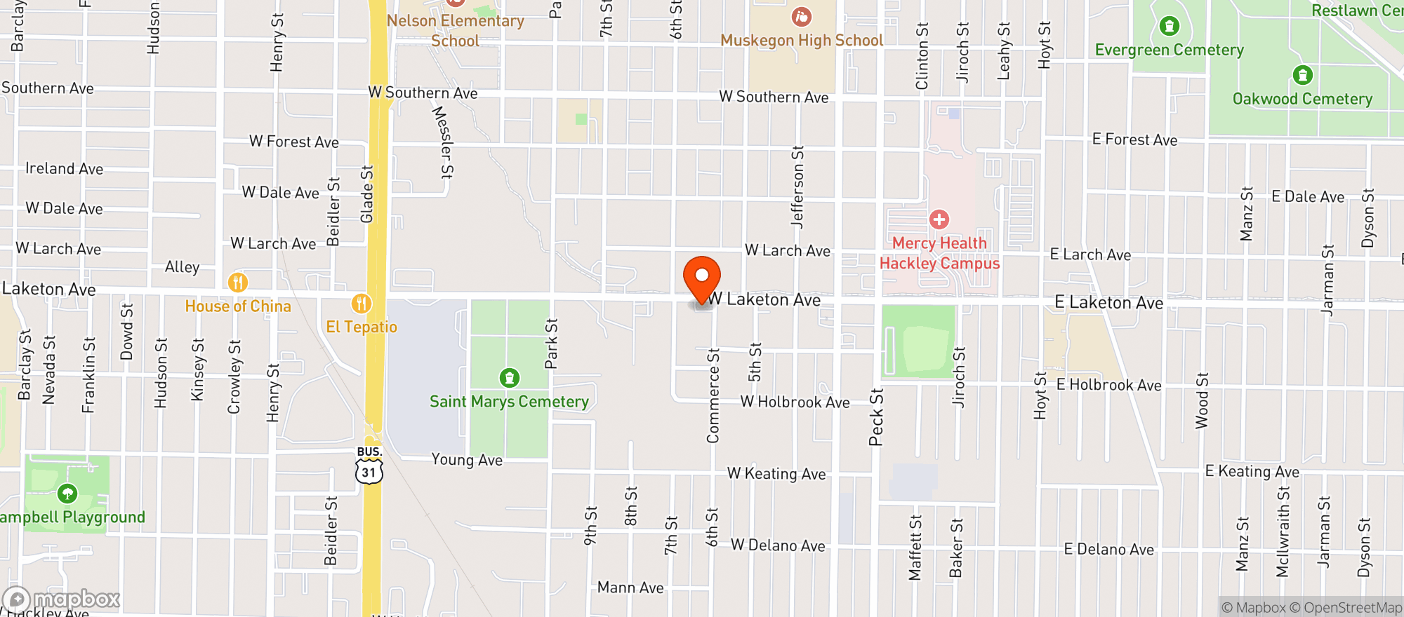 Map showing The Trap Cannabis Co. LLC