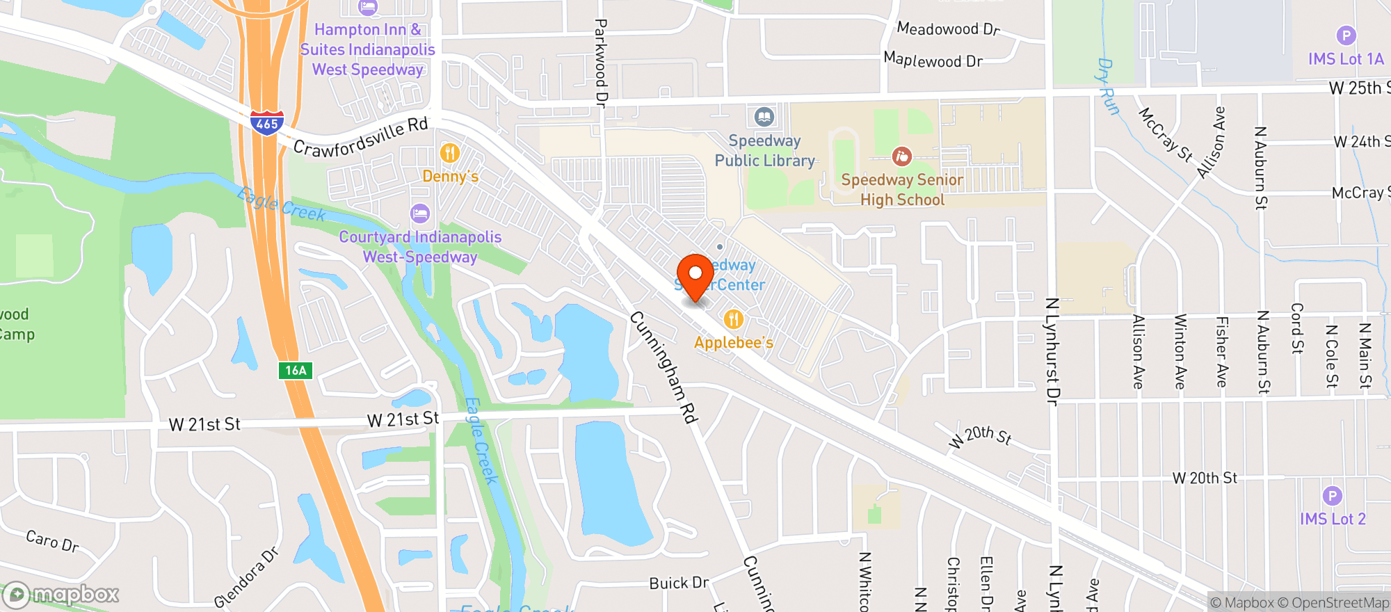 Map showing Kroger