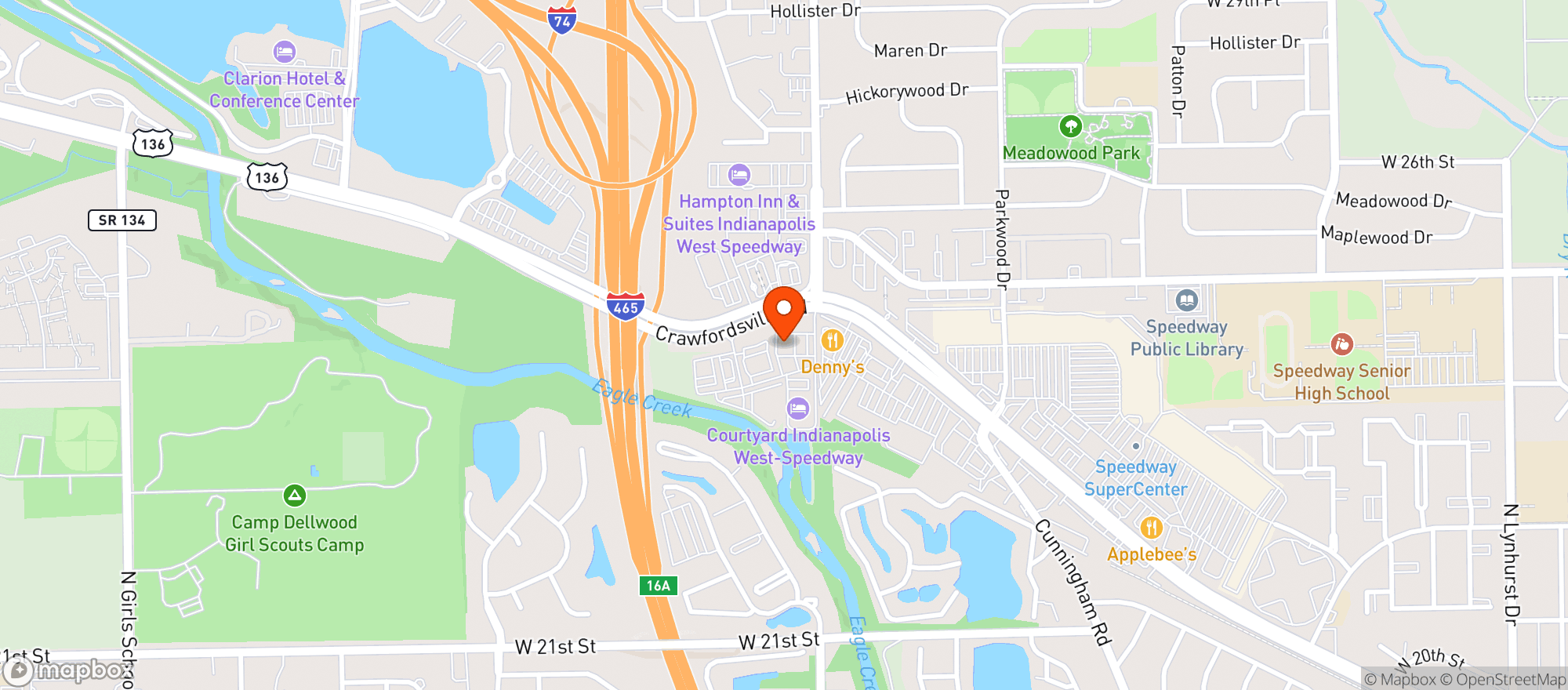 Map showing Get Go #3555>clsd