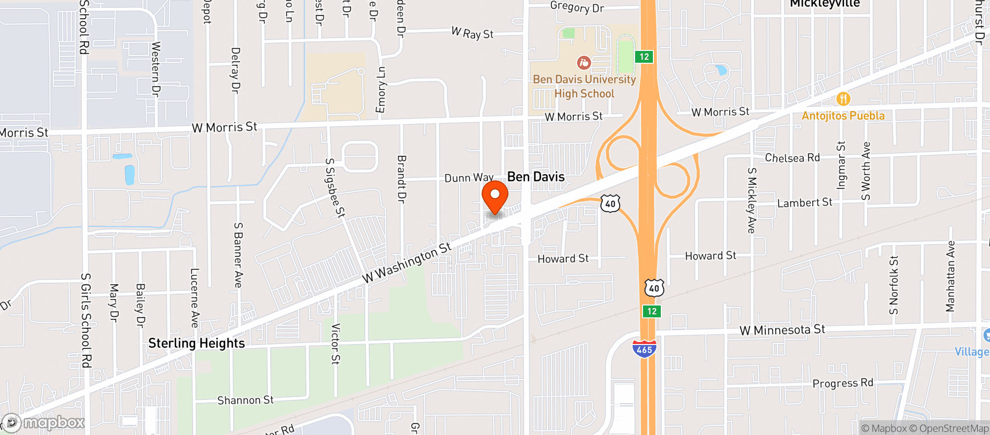 Map showing Drinkslingers & Co