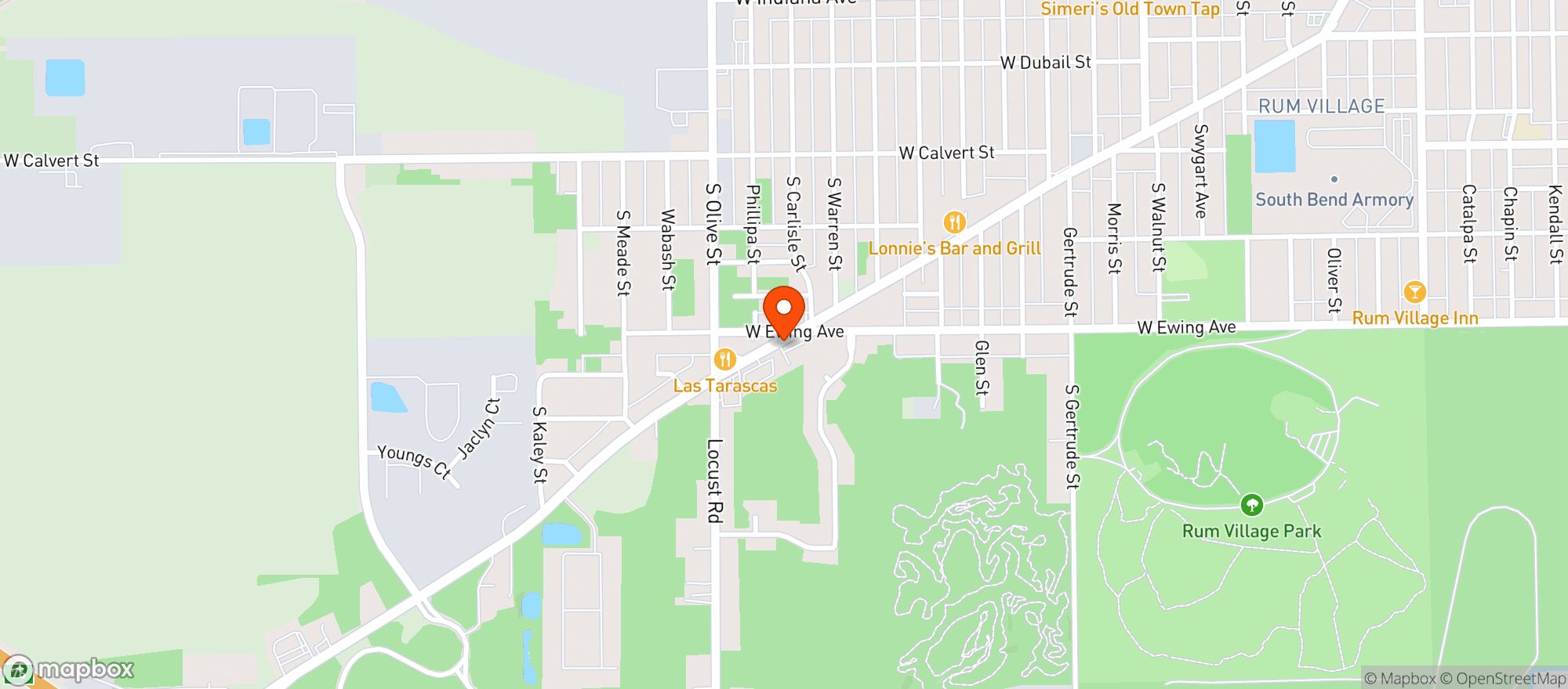 Map showing Star Liquors