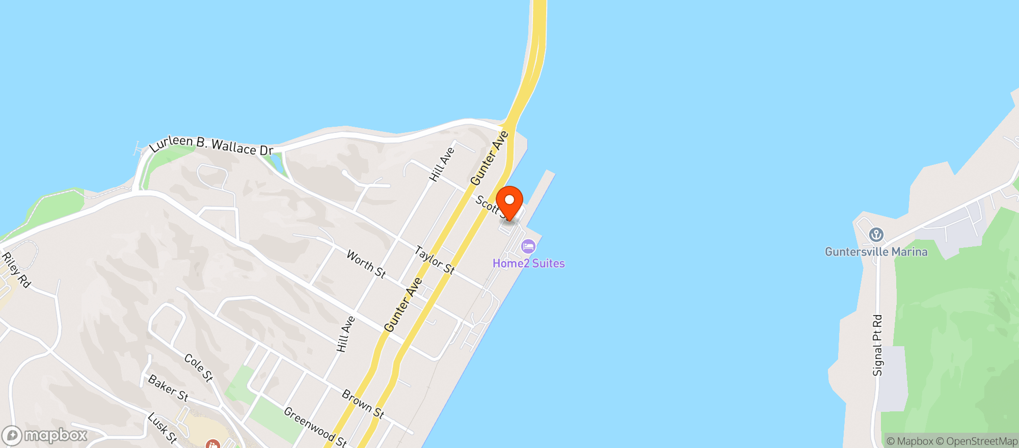 Map showing Nash's