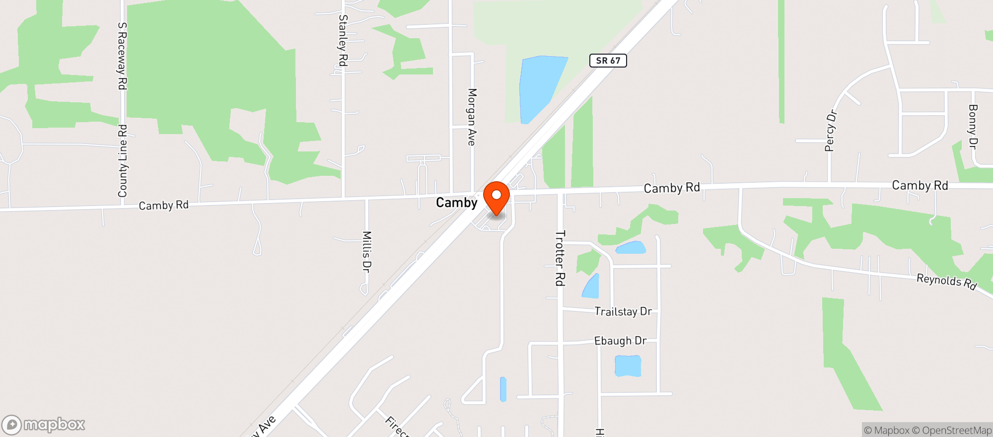 Map showing BIG RED LIQUORS #210