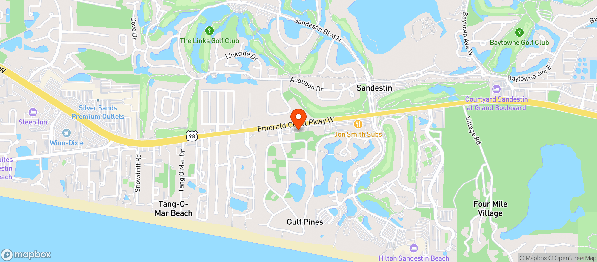 Map showing TOM THUMB CONVENIENCE #900116
