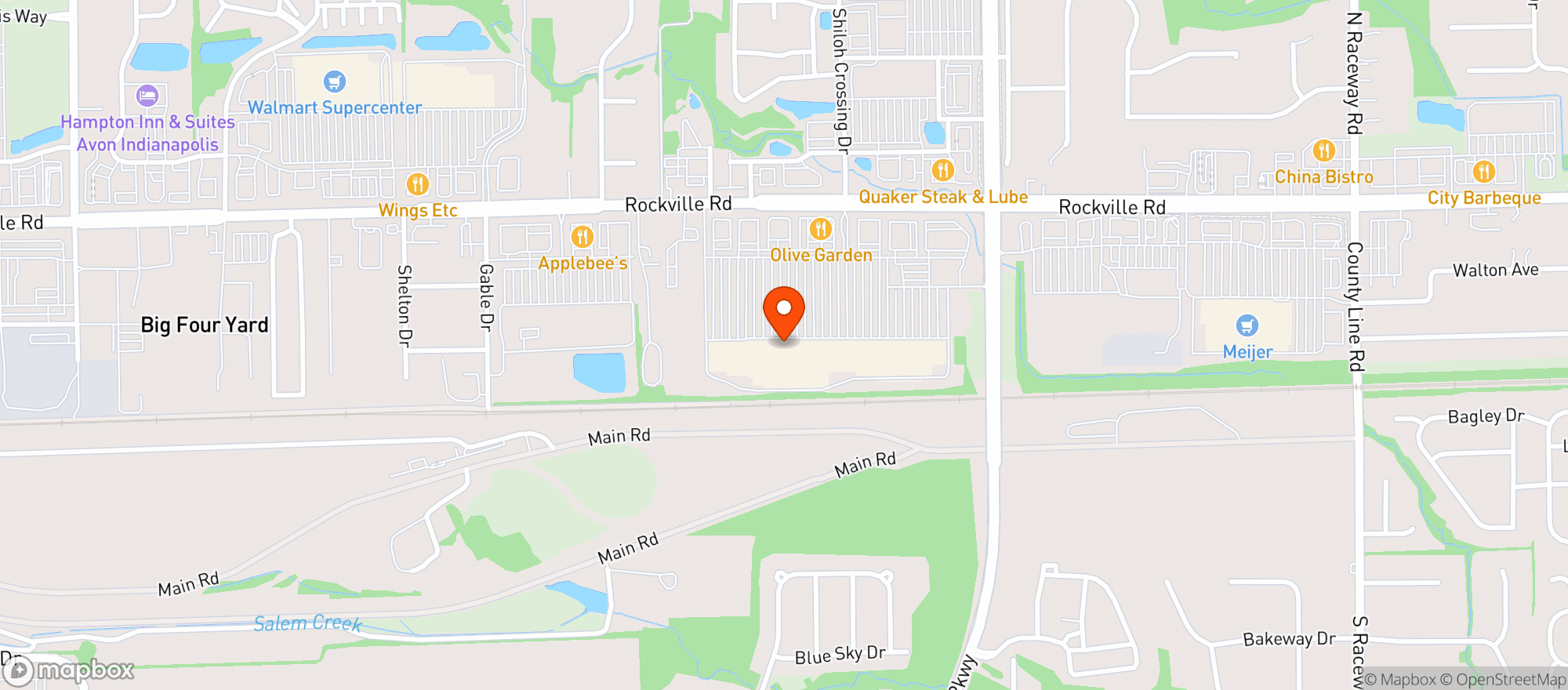 Map showing Supertarget