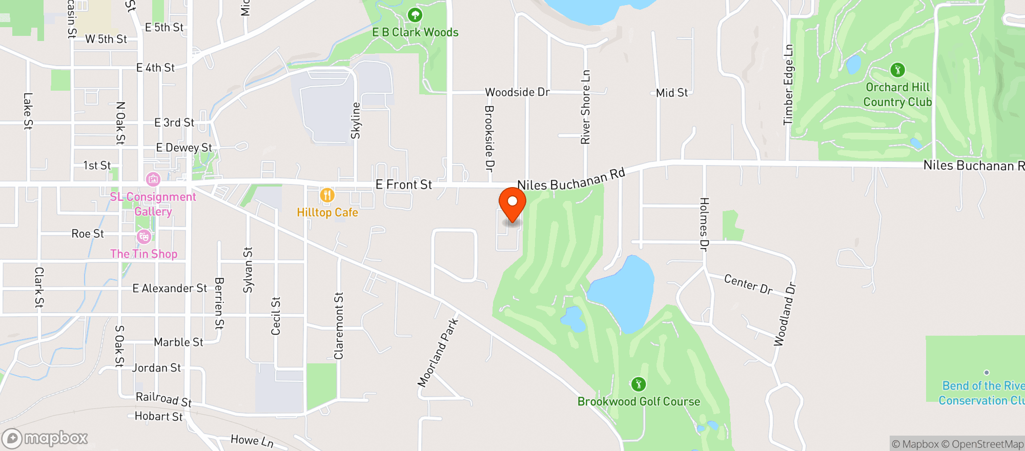 Map showing Hardings Friendly Marke #908